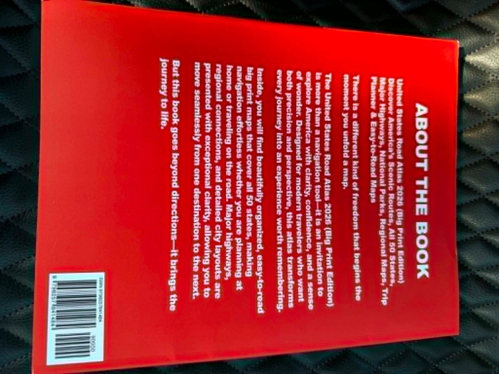 United States Road Trip Atlas 2026 Big Print Edition by Logan T. Miles