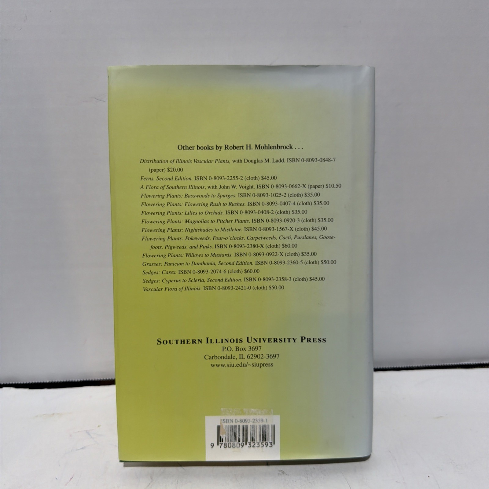 Grasses: Bromus to Paspalum Hardcover Robert H. Mohlenbrock 2nd Ed.