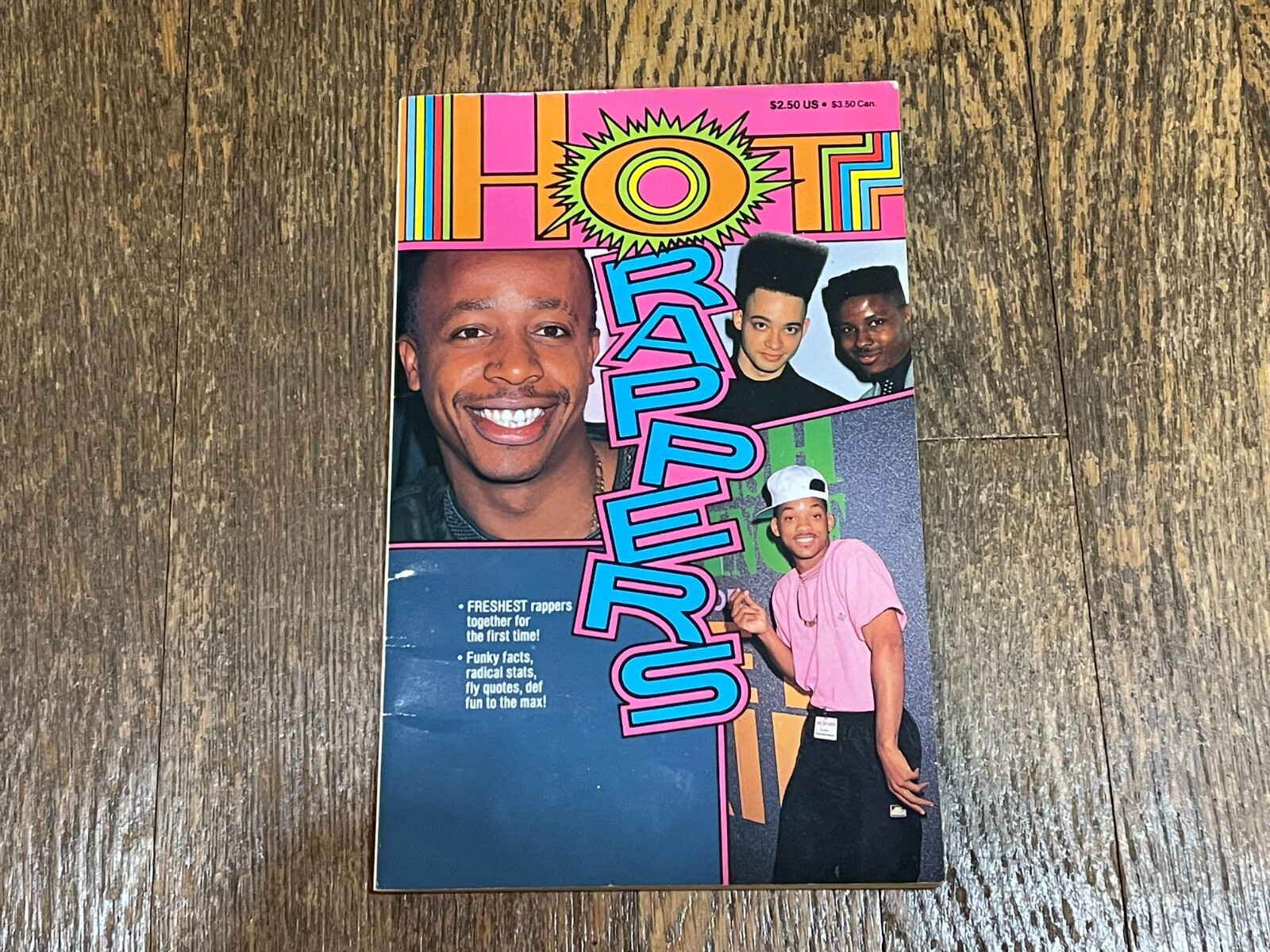 Hot Rappers by B.S. Watson SC Book 1991 Queen Latifah Will Smith Salt n Pepa