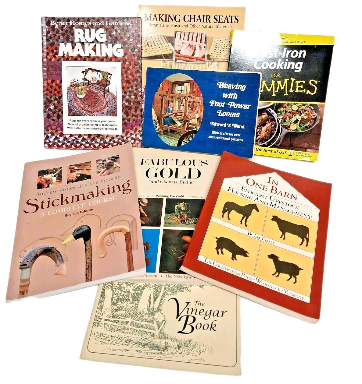 Lot of BOOKS on Rural Life, Homesteading & Prepper SKILLS, Vintage, Homeschool