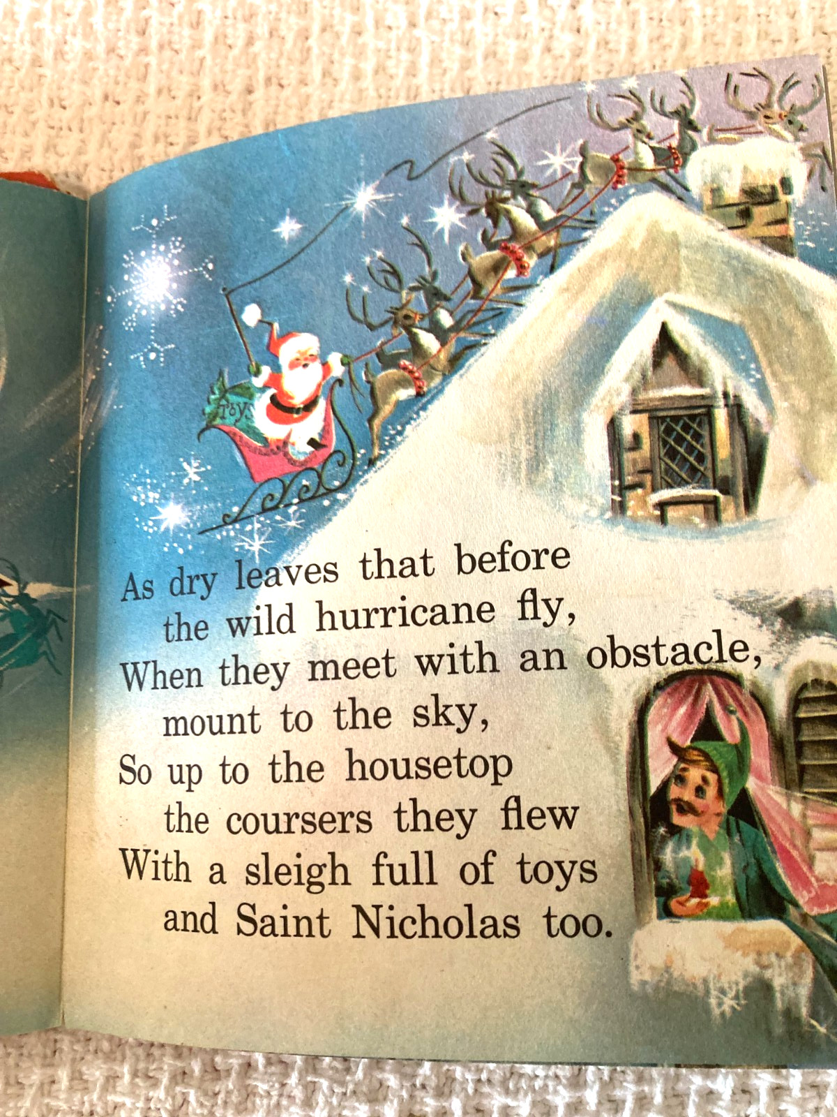 Vintage Whitman Tell-a-Tales The Night Before Christmas 1963 Clement C. Moore