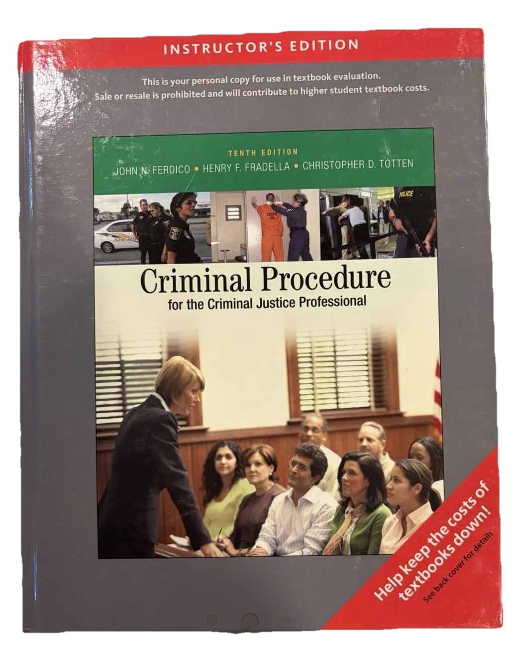 Criminal Procedure Criminal Justice Professional 10th Ed Instructor HC Ferdico