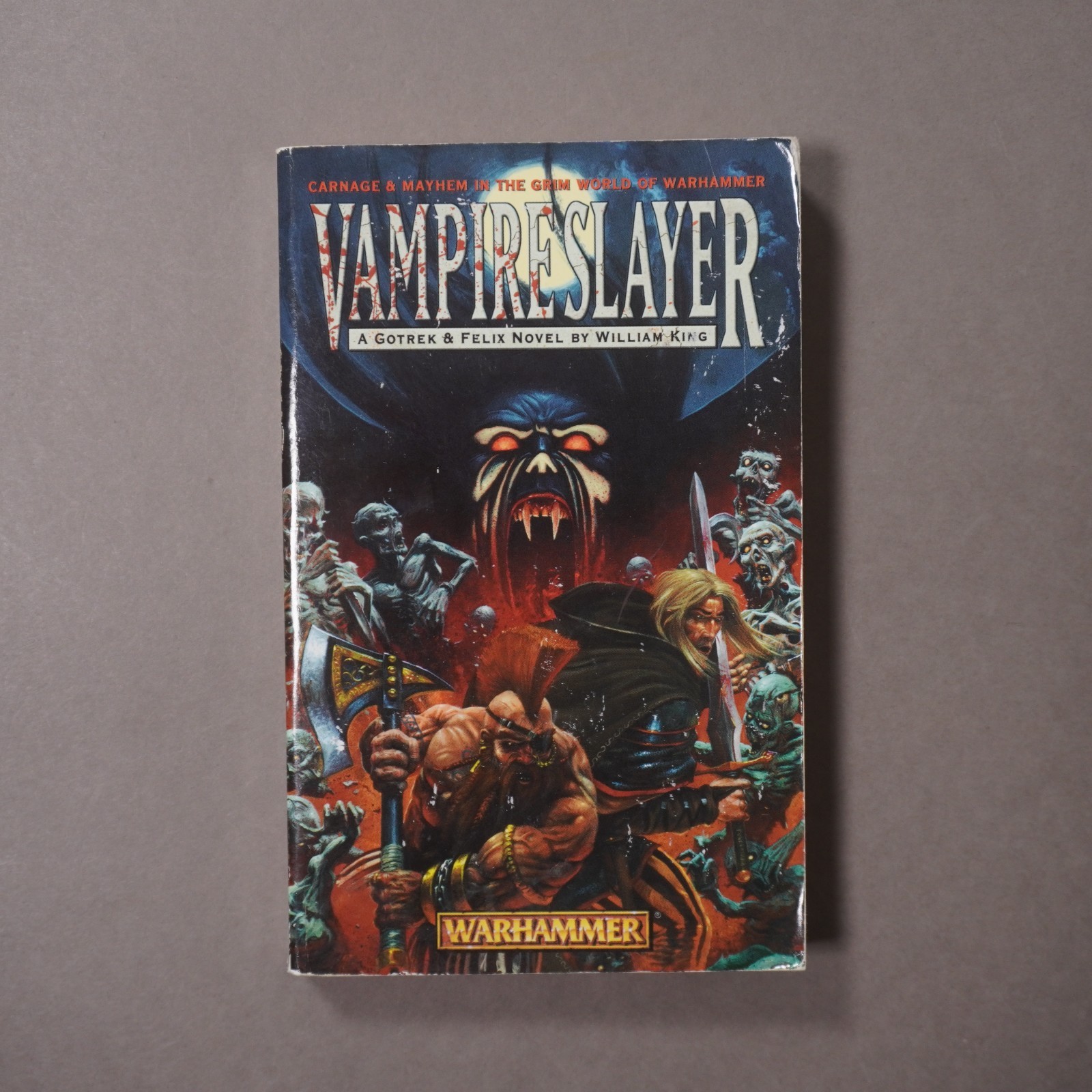 Vampireslayer (Warhammer) – William King (2001 Black Library) PB US 1st Printing