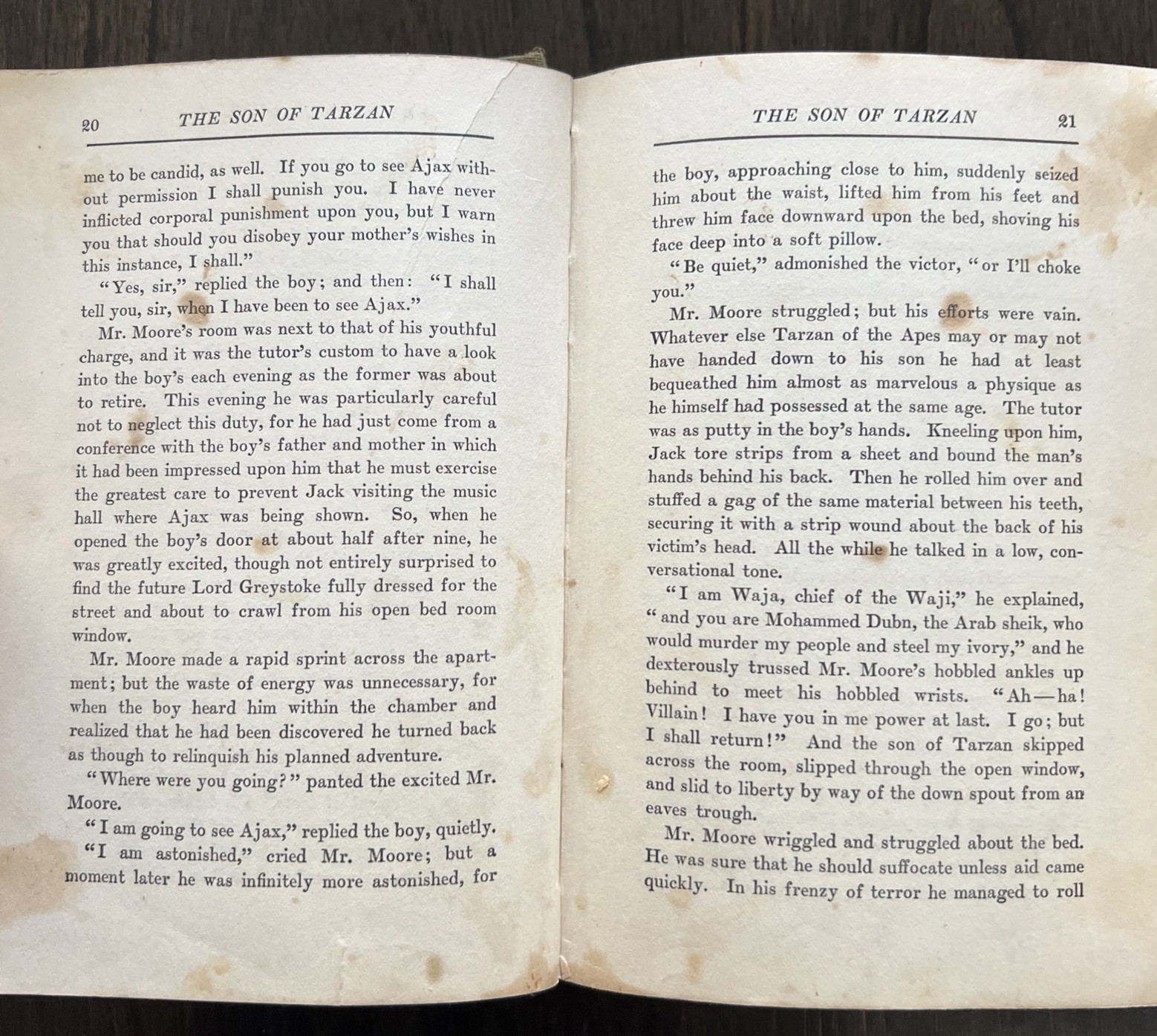 The Son of Tarzan by Edgar Rice Burroughs 1917 First Edition