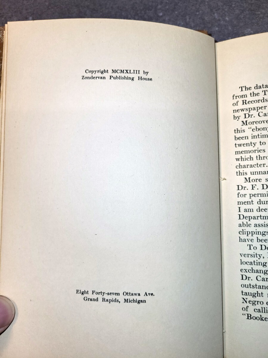George Washington Carver, Basil Miller, 1943, God’s Ebony Scientist, HC, GC