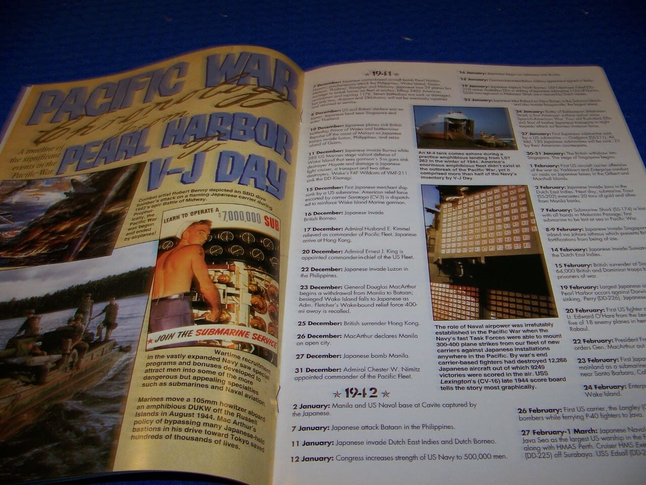 2005 UNITED STATES NAVY LOSSES IN WWII ..SPECIAL EDITION INSERT 16-PAGES (418JJ)