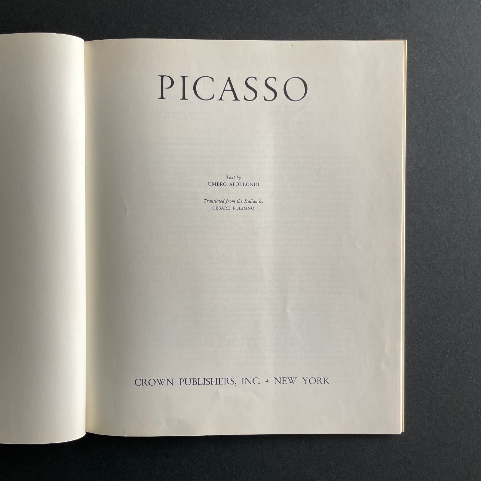 Picasso • The Folio Art Books • Pablo Picasso Paintings & Illustrations pre-1960