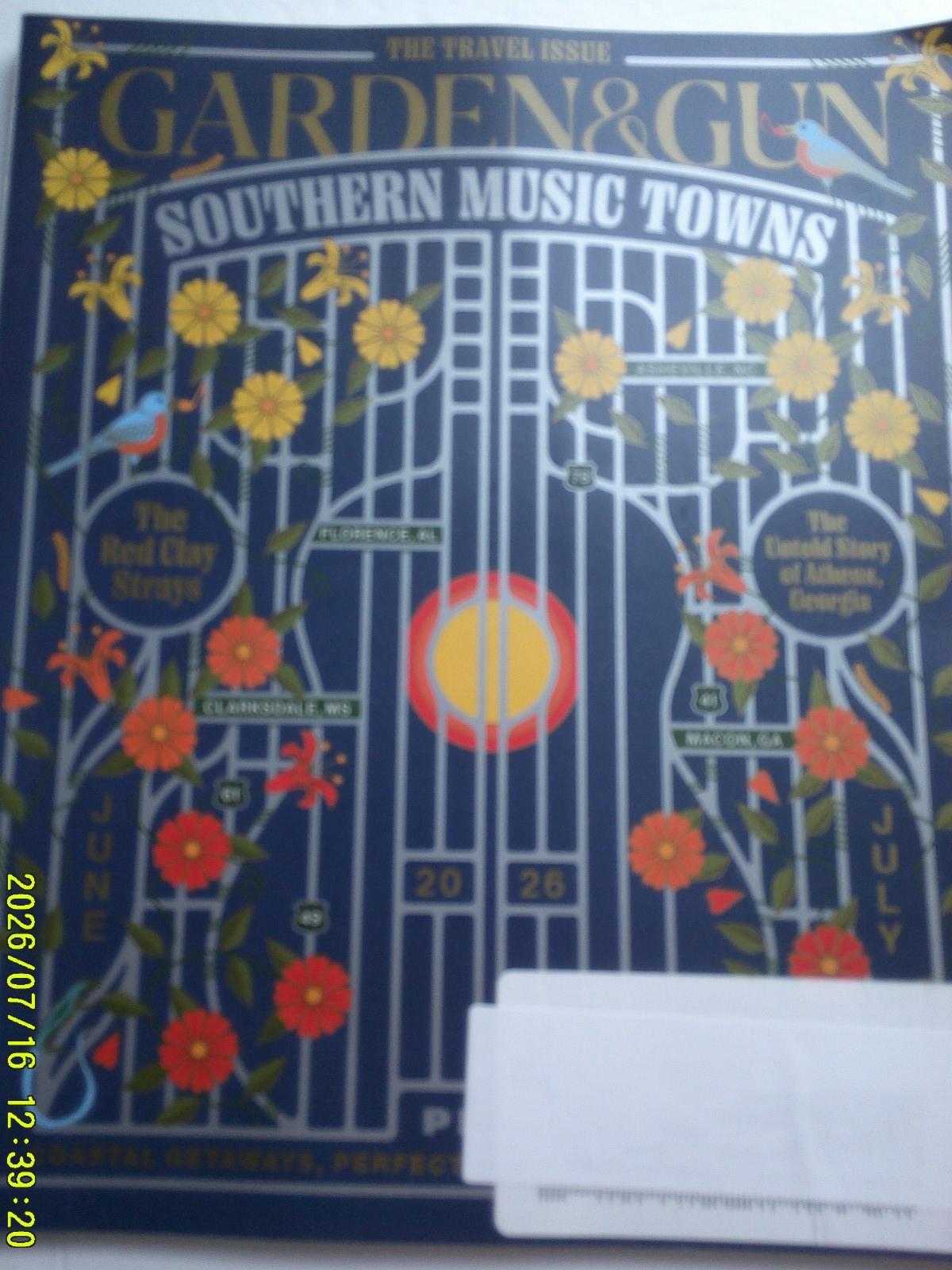 Magazine Garden and Guns LOT of 2 April/May June/July 2026 Gardens Music Towns