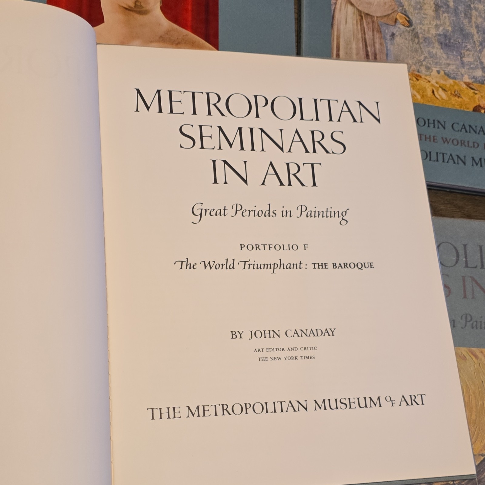 Metropolitan Seminars in Art Portfolio Series 11 Volumes Art Plate Books