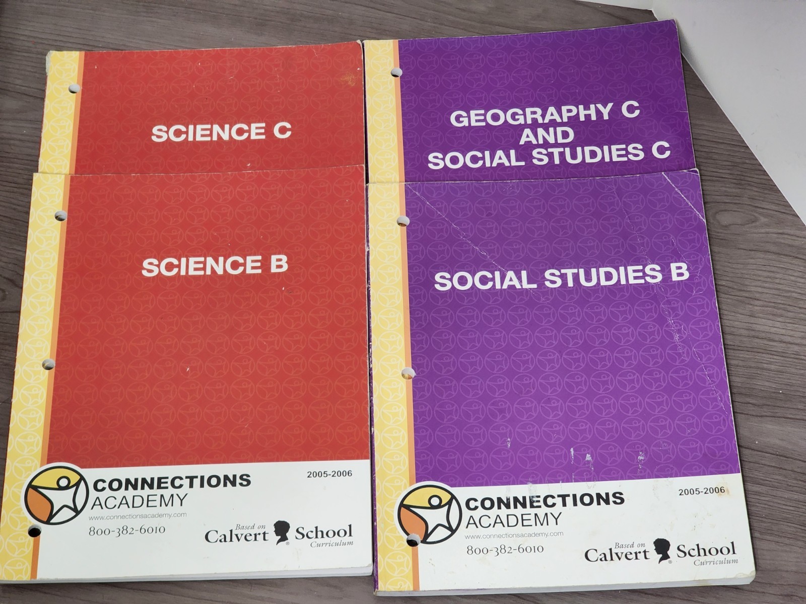 ? A42~Calvert School Science B & C, Soc. Studies B, Geography & Soc. Studies C