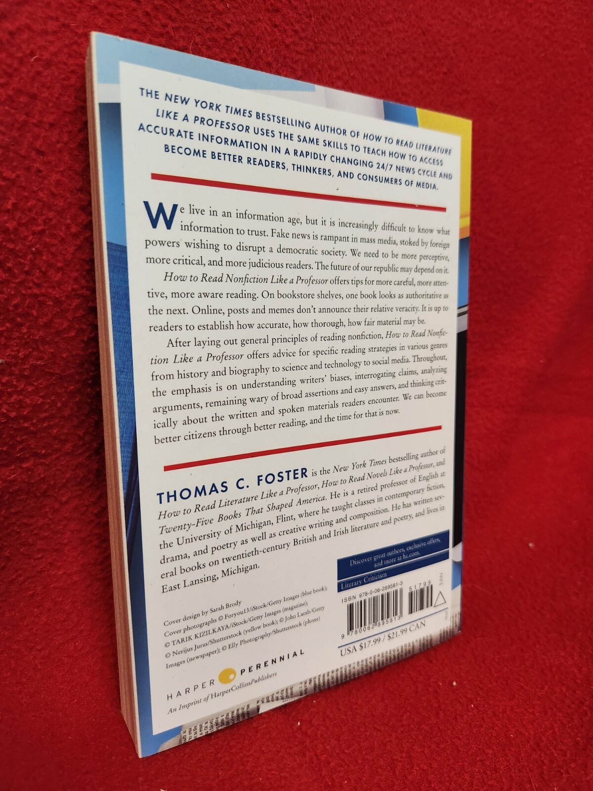 How to Read Nonfiction Like a Professor by Thomas C. Foster TPB Like New