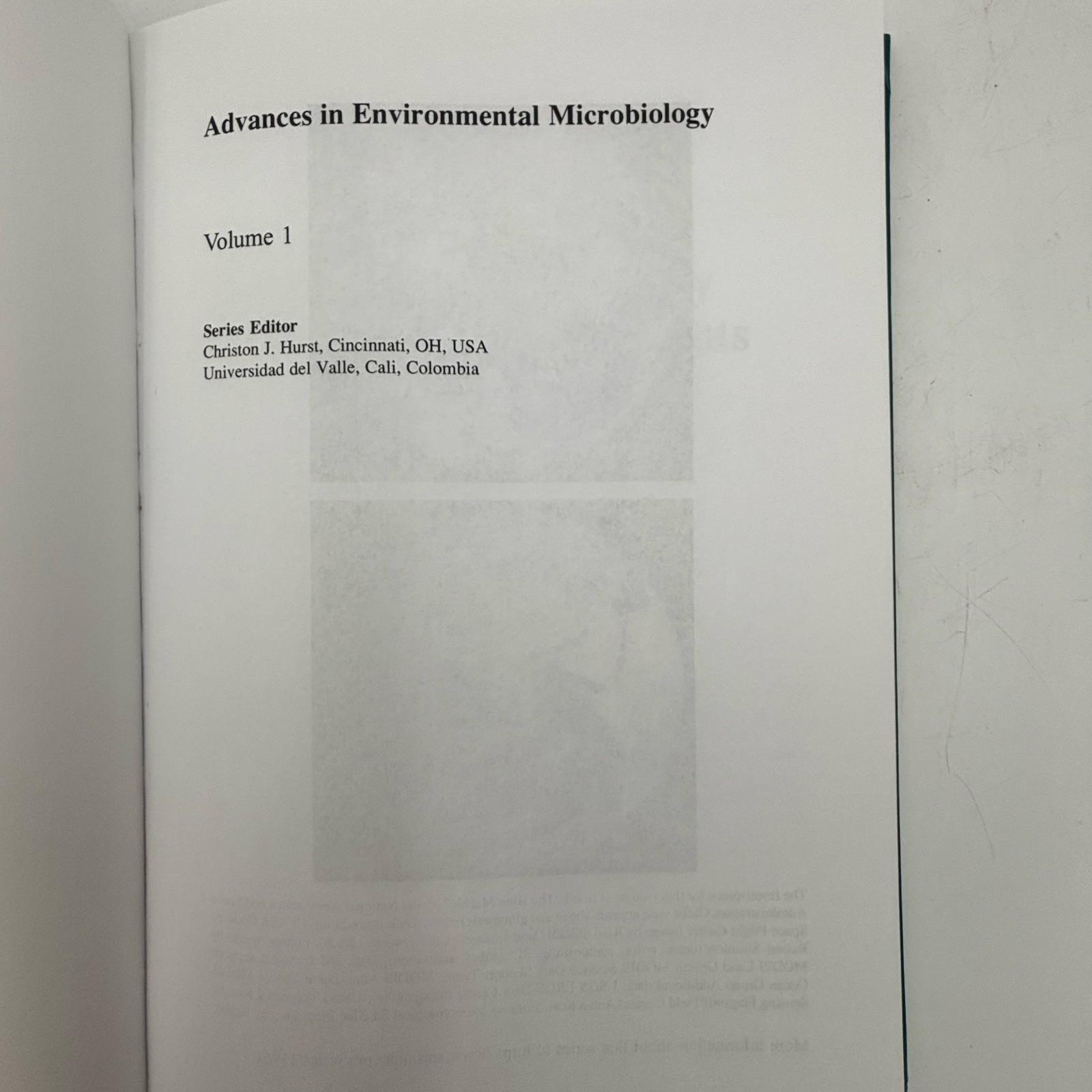 Their World: A Diversity of Microbial Environments – hardback-Springer