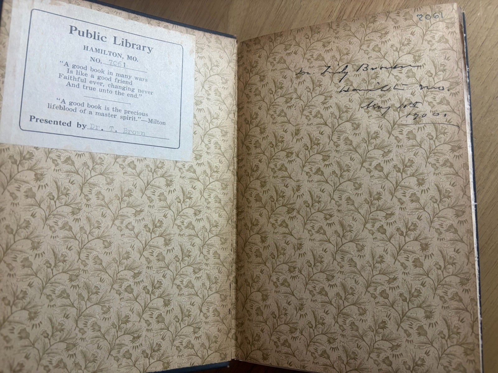 SIGNED 1898 Missouri’s Memorable Decade Rev George Miller 1860–1870 1st Edition