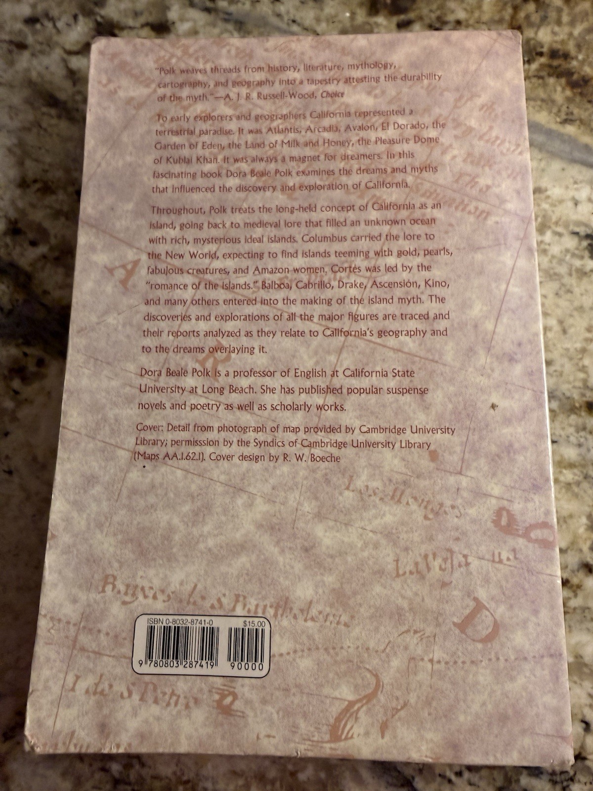 Island of California : A History of the Myth, Paperback by Polk, Dora Beale.