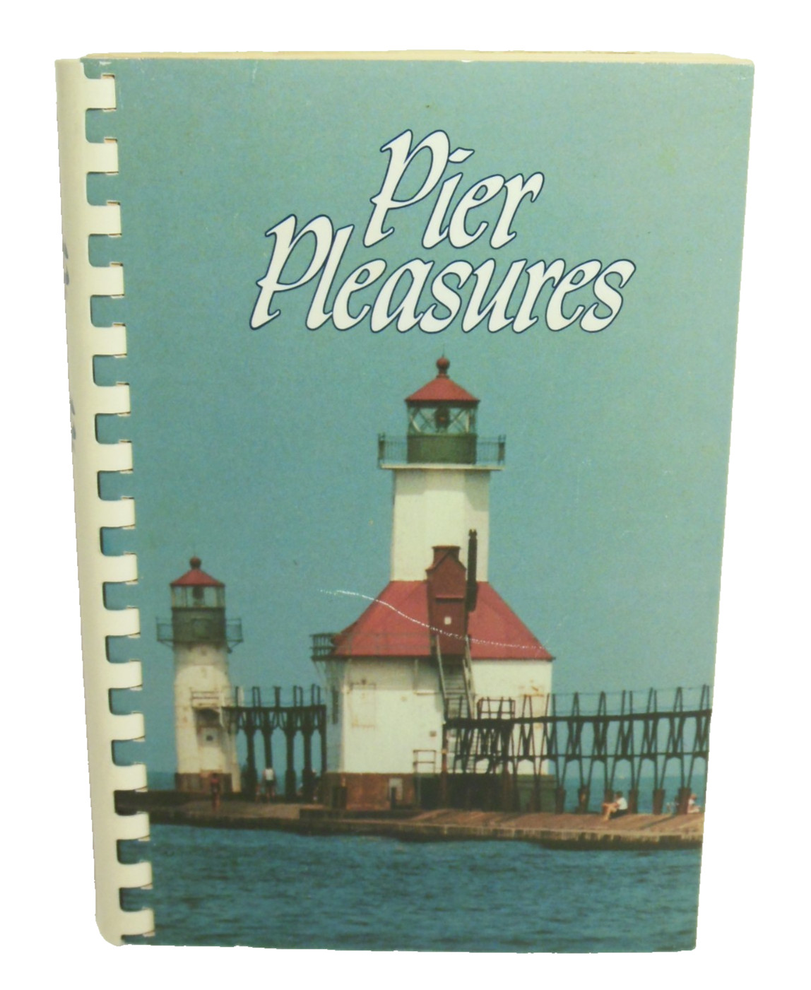 St Joseph Michigan Cookbook North Pier Lighthouse Cover 1981 Pier Pleasures