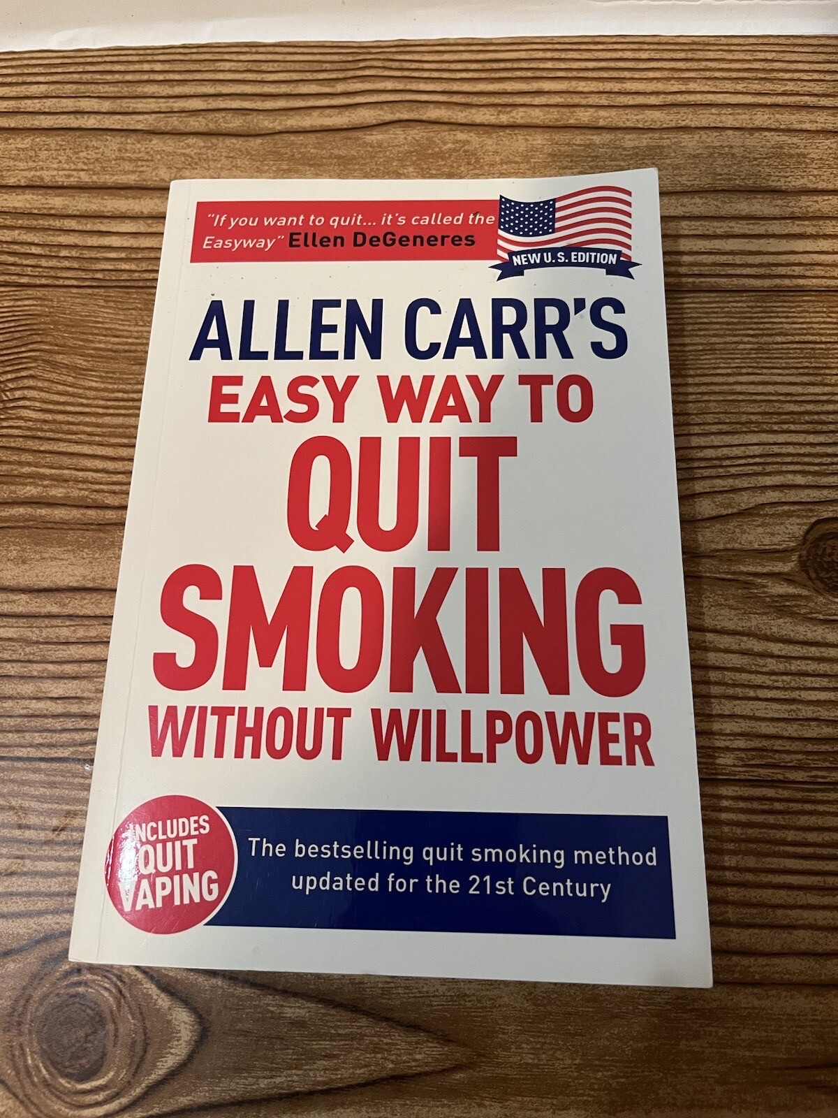 Allen Carr’s Easy Way To Stop Smoking Paperback US Edition