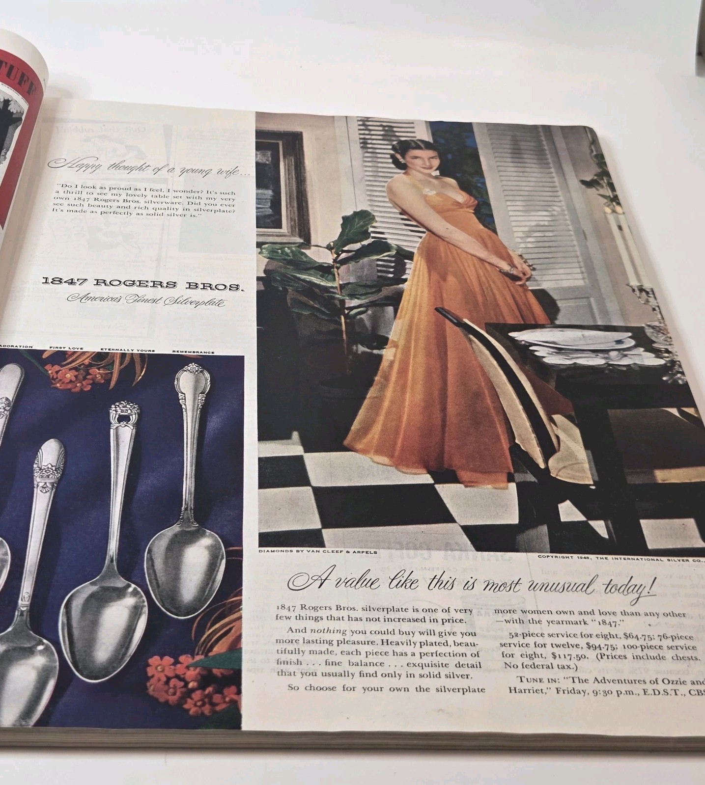 Vtg LADIES HOME JOURNAL MAG Aug. 1948 40s Fashion Full Color Ads Beauty READ