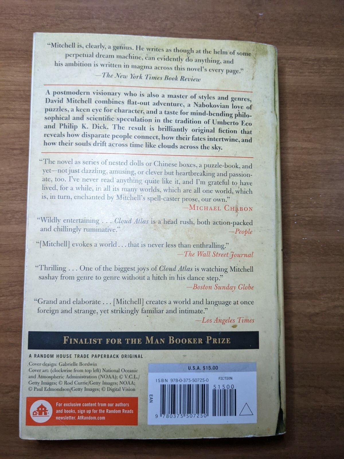 Cloud Atlas : A Novel by David Mitchell (2004, Trade Paperback)