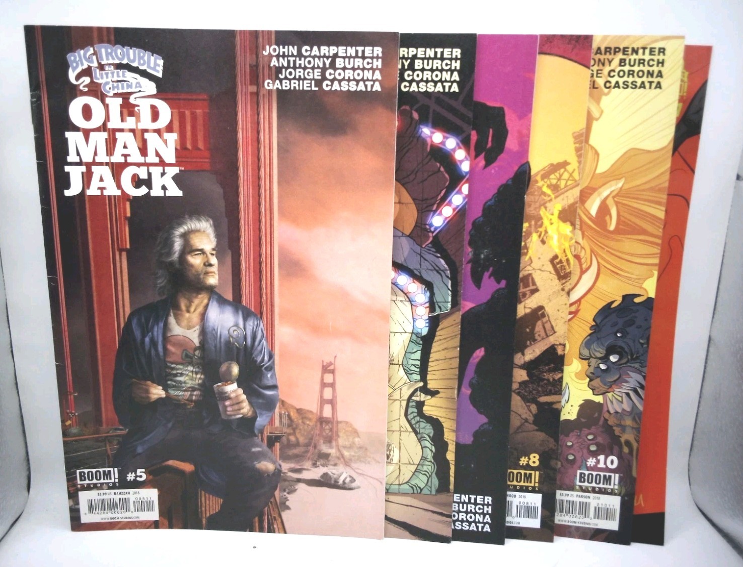 (Lot f 6) Old Man Jack Comics, Boom Studios, Big Trouble Little China Russell