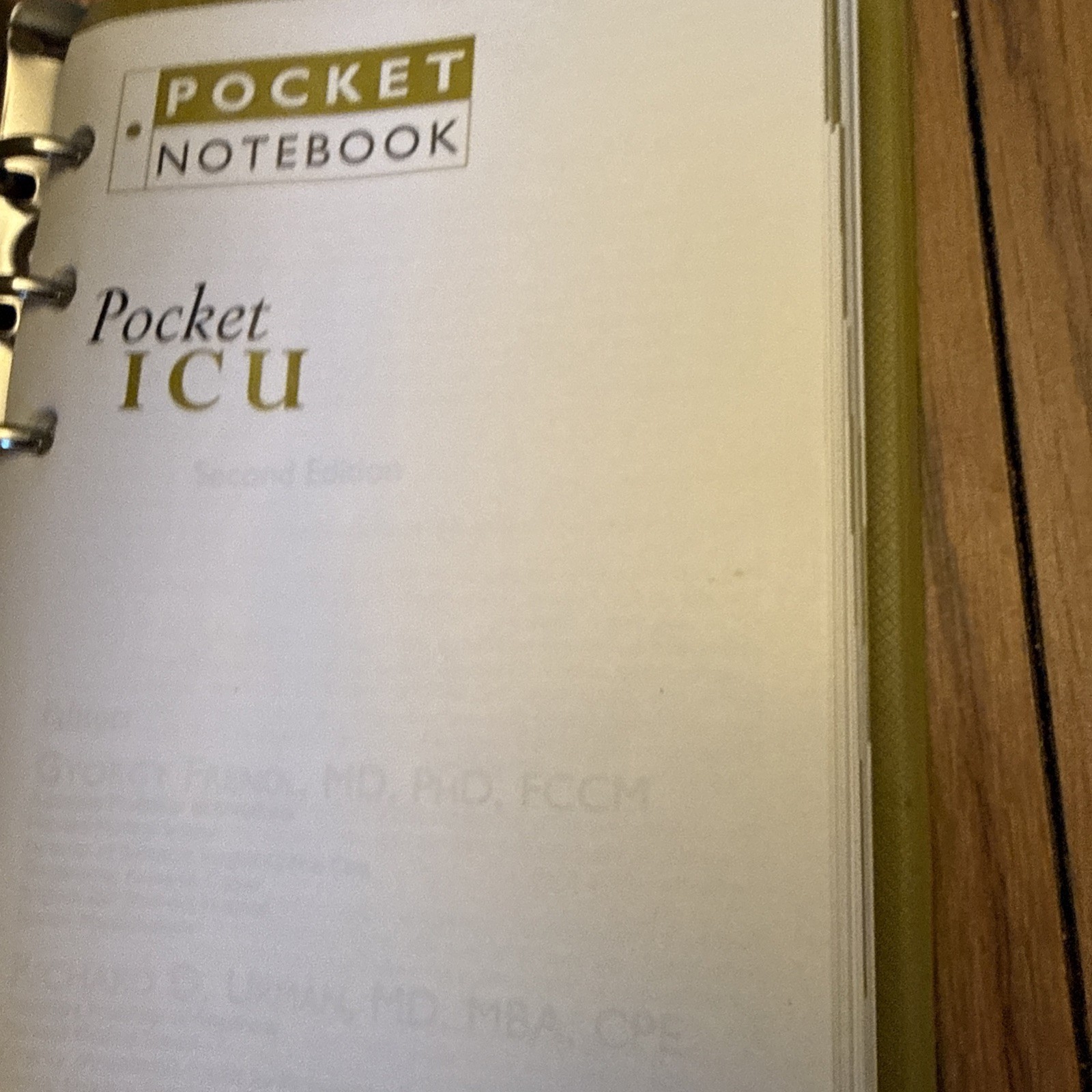Pocket ICU (Pocket Notebook Series) – Loose Leaf By Urman MD, Richard D –