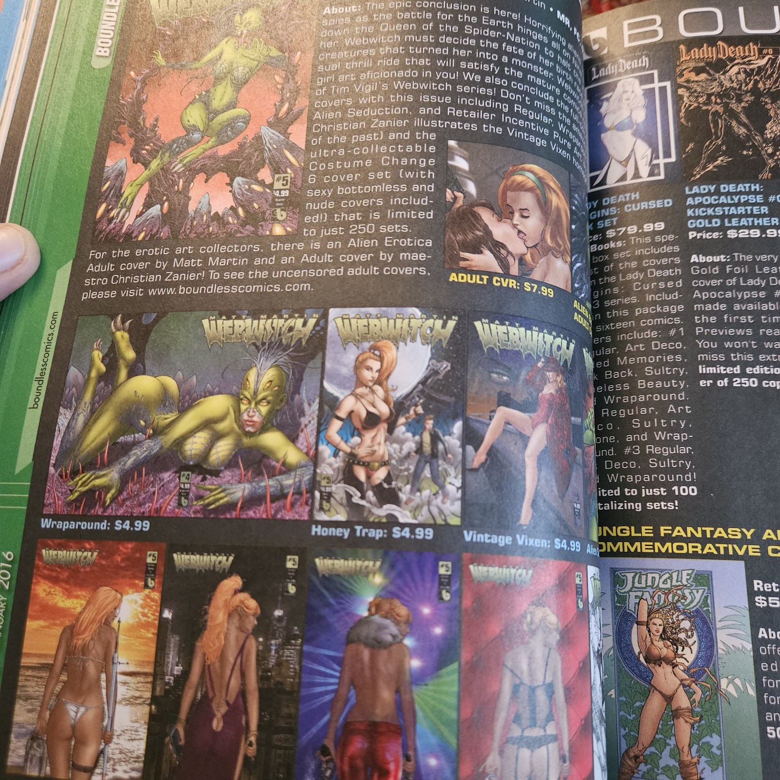 PREVIEWS THE COMIC SHOP CATALOG MAGAZINE 328 JAN 2016 MARVEL DC 600 PAGES -WB15