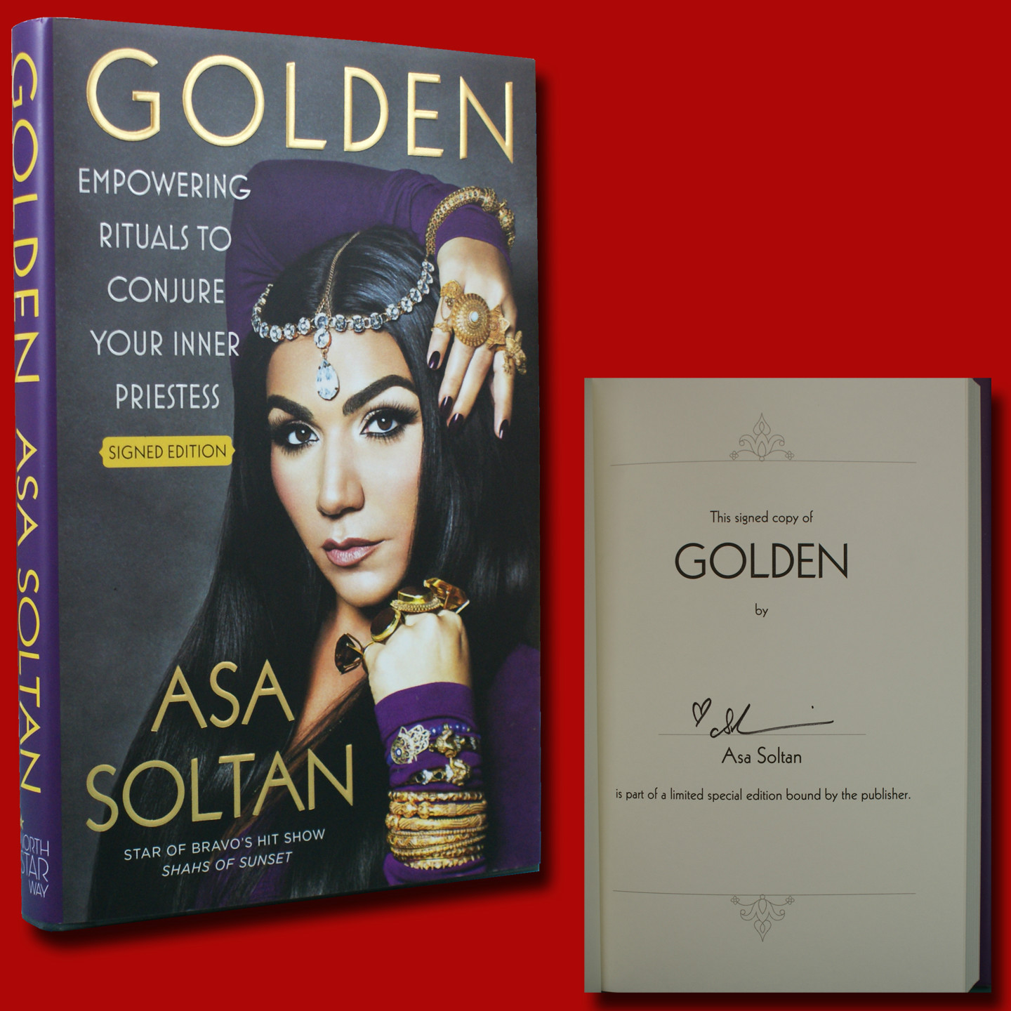 Golden SIGNED Asa Soltan (2017,HC,1st/1st) BRAND NEW