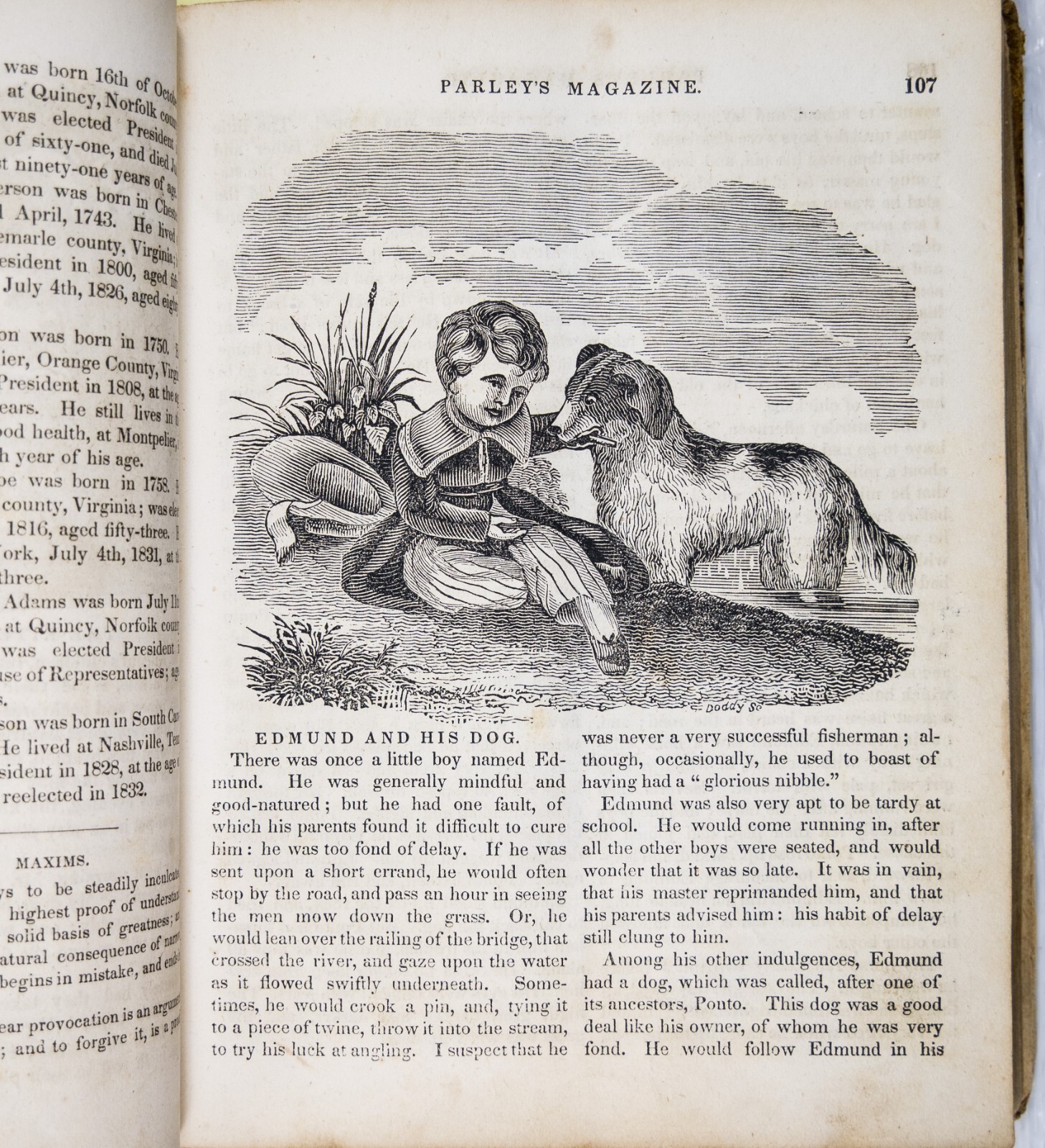 1833-1834 PARLEYS MAGAZINE FOR CHILDREN AND YOUTH Read B674