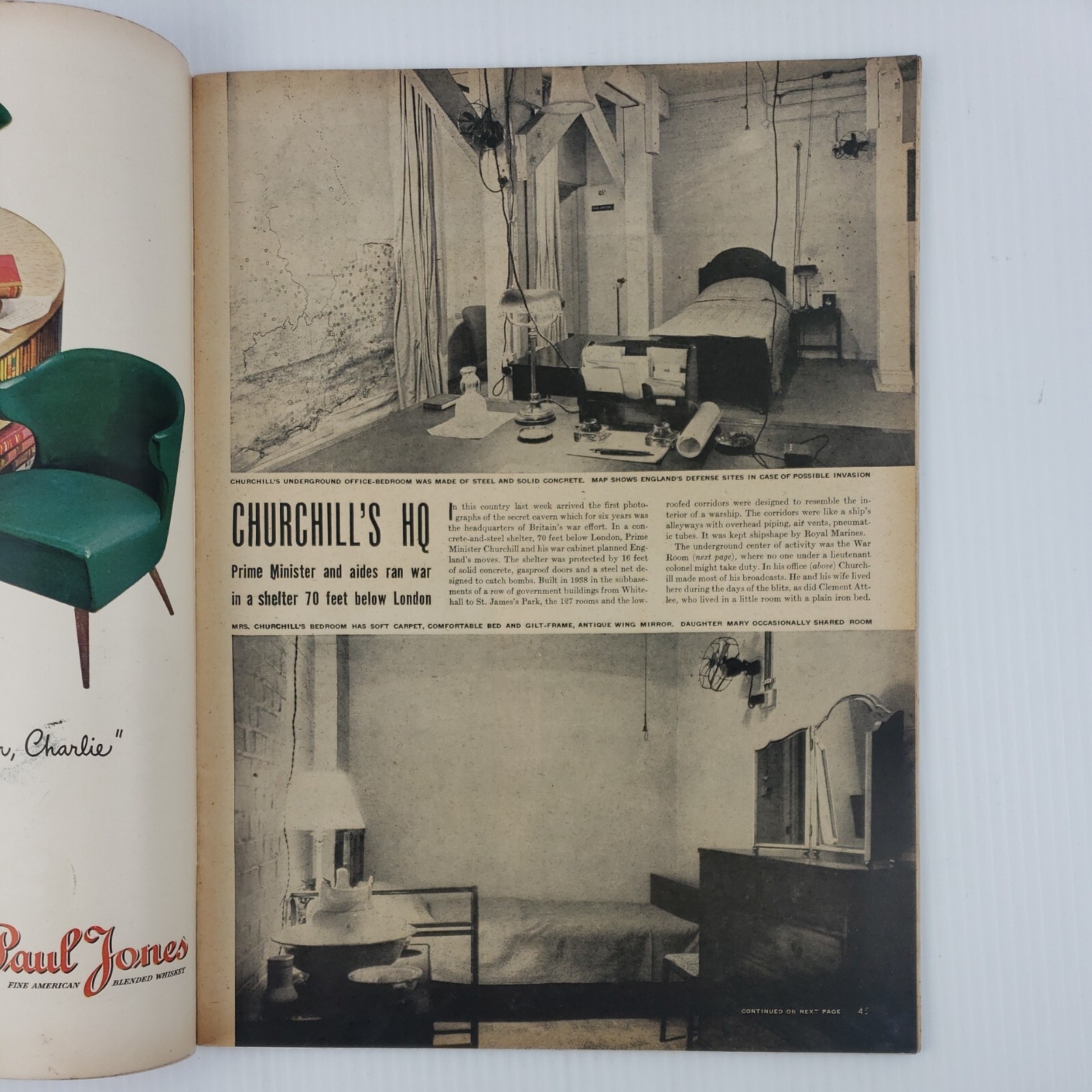 Life Magazine November 26 1945 VINTAGE Ads, History, Jackie Robinson, Photos
