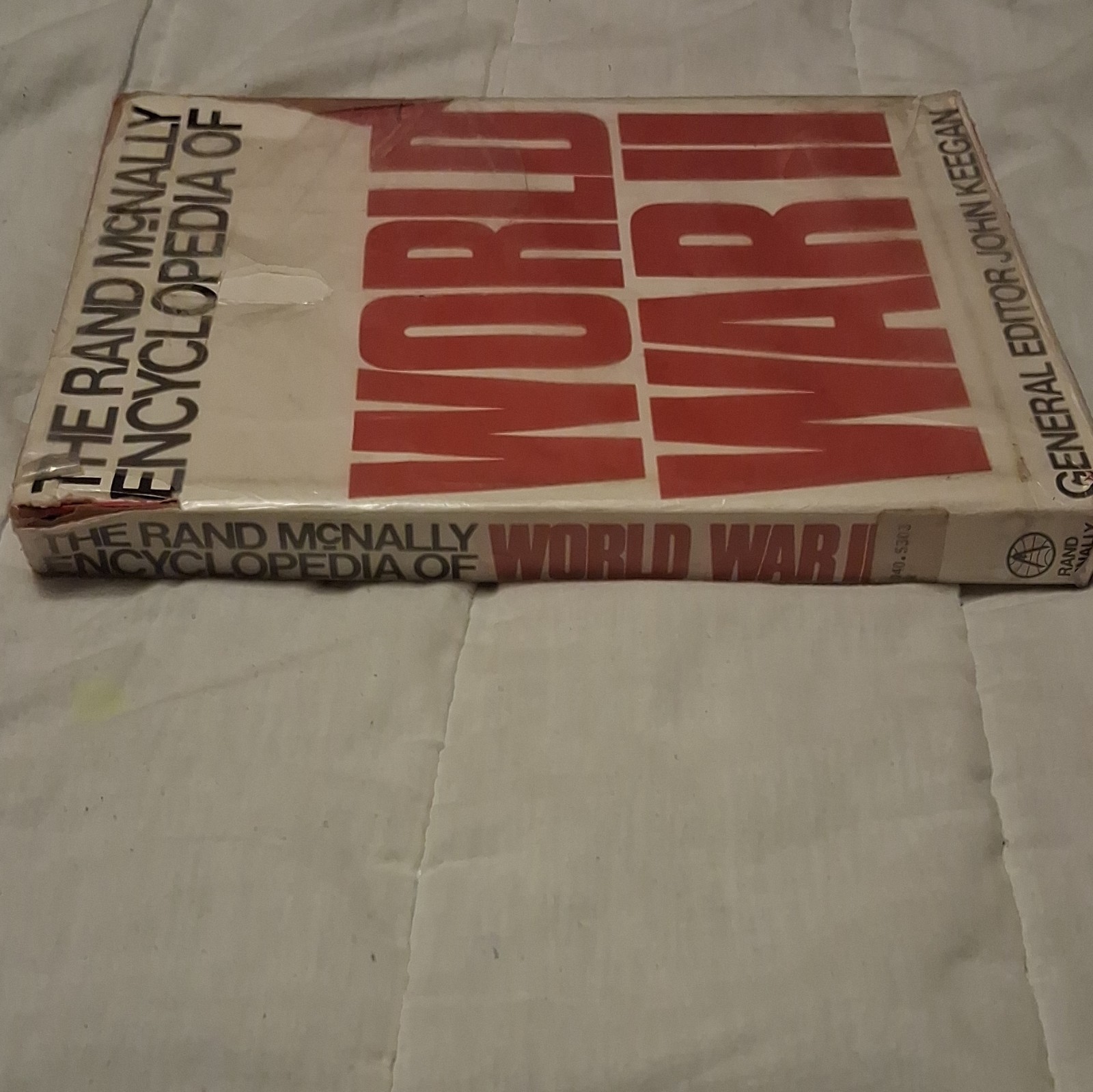 Rand McNally The Encyclopedia of World War II John Keegan HC Illus Ex-Lib