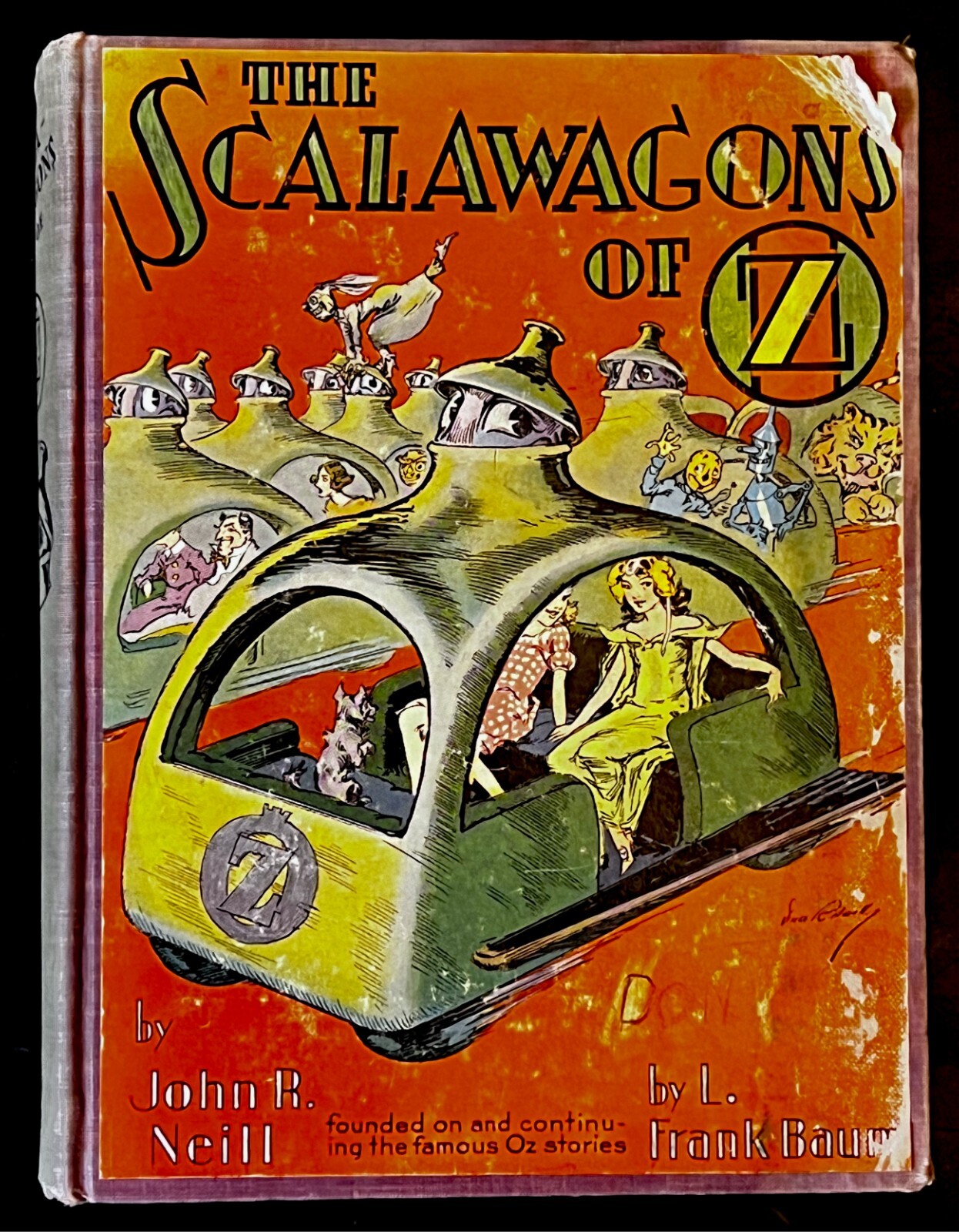 1st Edition 1941 The Scalawagons of OZ by John Neill / Incredible Illustrations!
