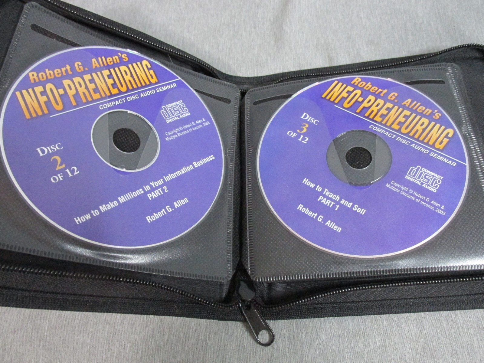 Info-Preneuring Robert G. Allen 12 Compact Discs Your Information Business
