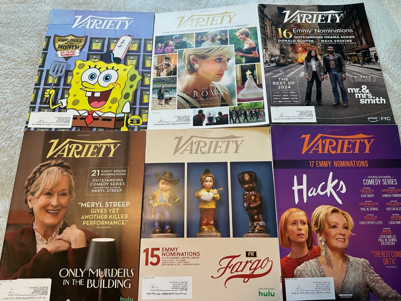 Variety Magazines – Lot of 21 July-Dec 2024 New Never Read