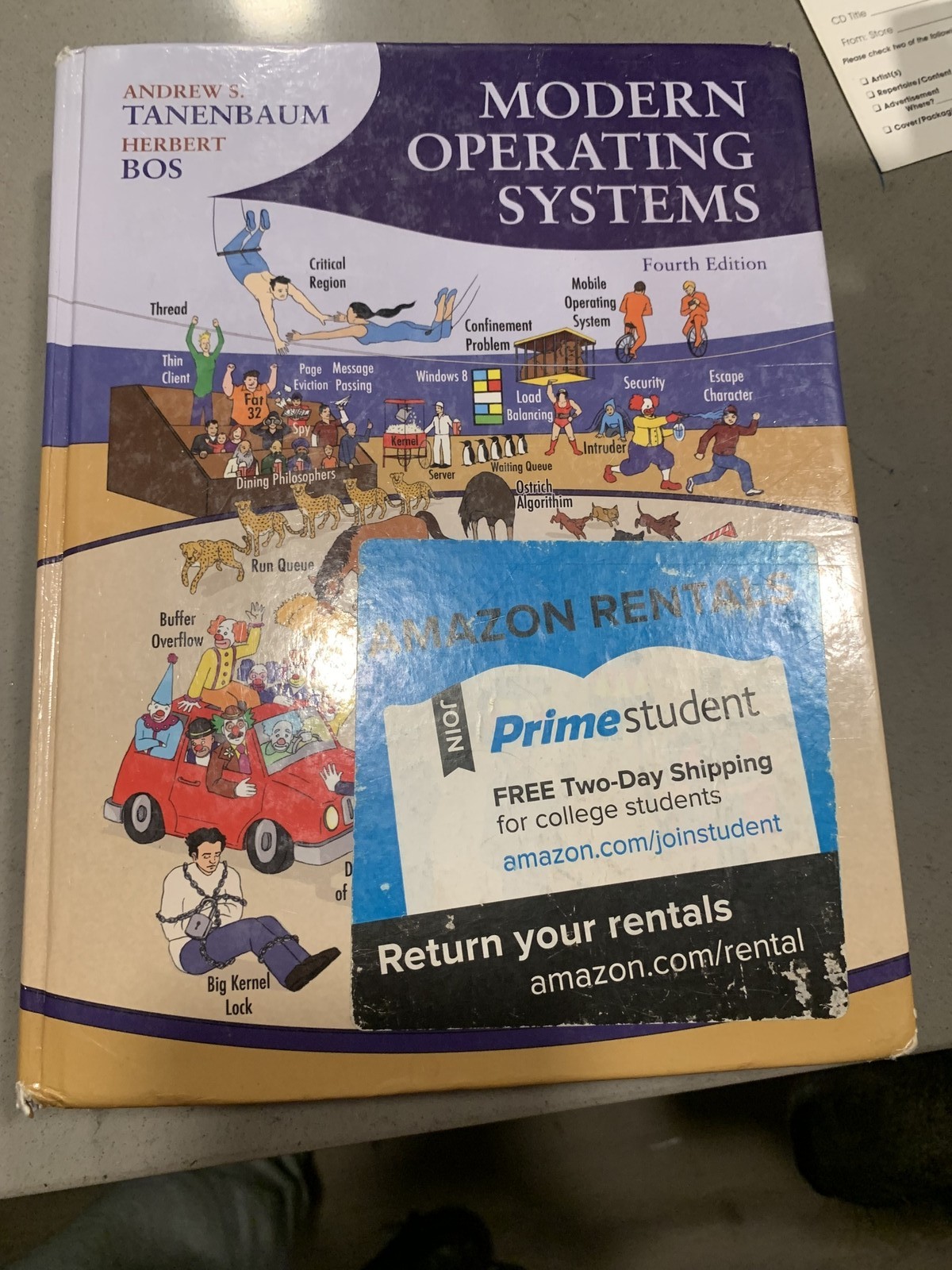 Modern Operating Systems 4th Ed. Andrew S. Tanenbaum Herbert Bos Textbook