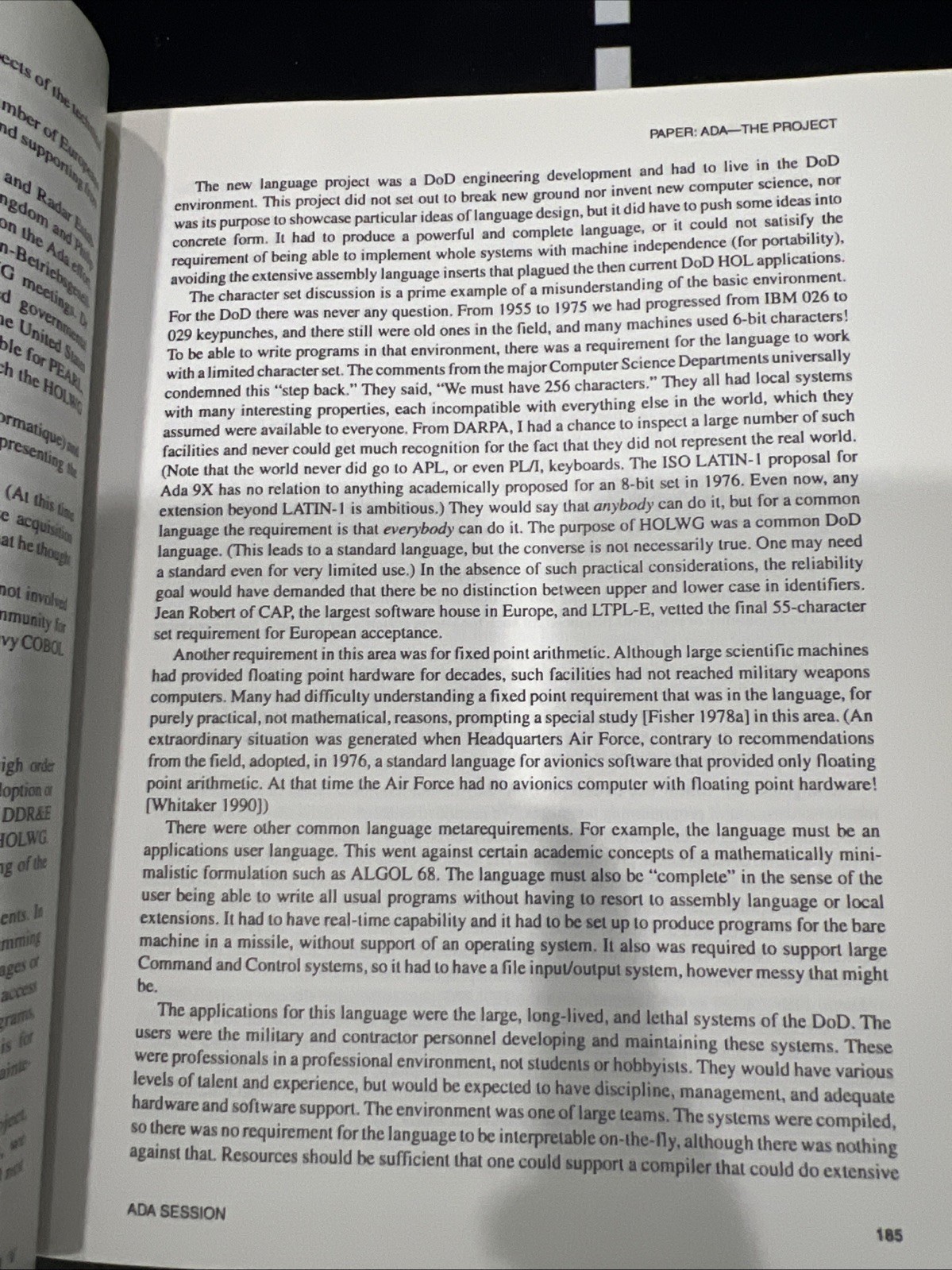 History of Programming Languages – Thomas Bergen Part 2 (ACM, 1996)