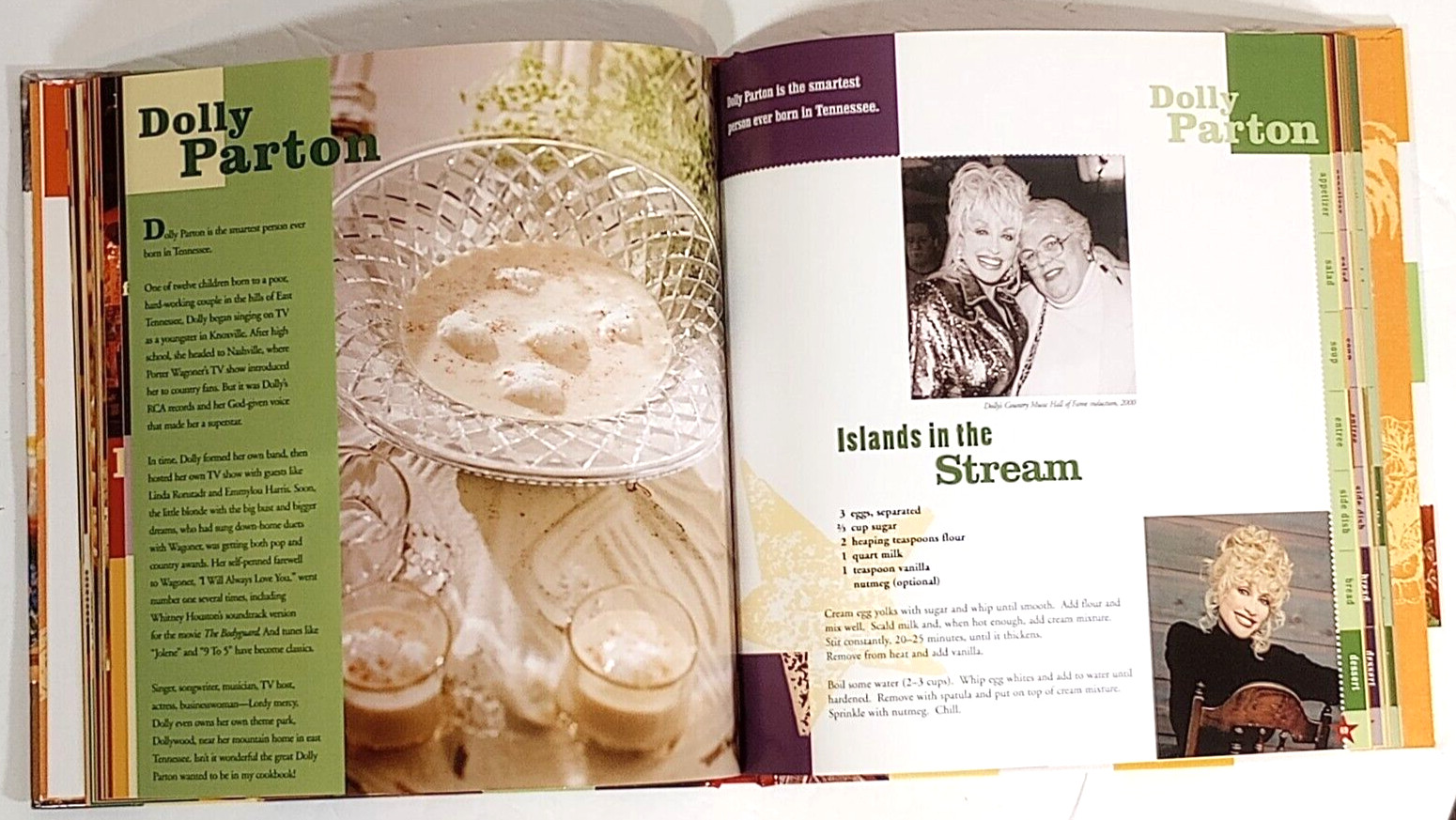 Cook Book “Cookin with Country Stars” Dolly, Reba, Garth; Hazel`s Hot Dish/Talk