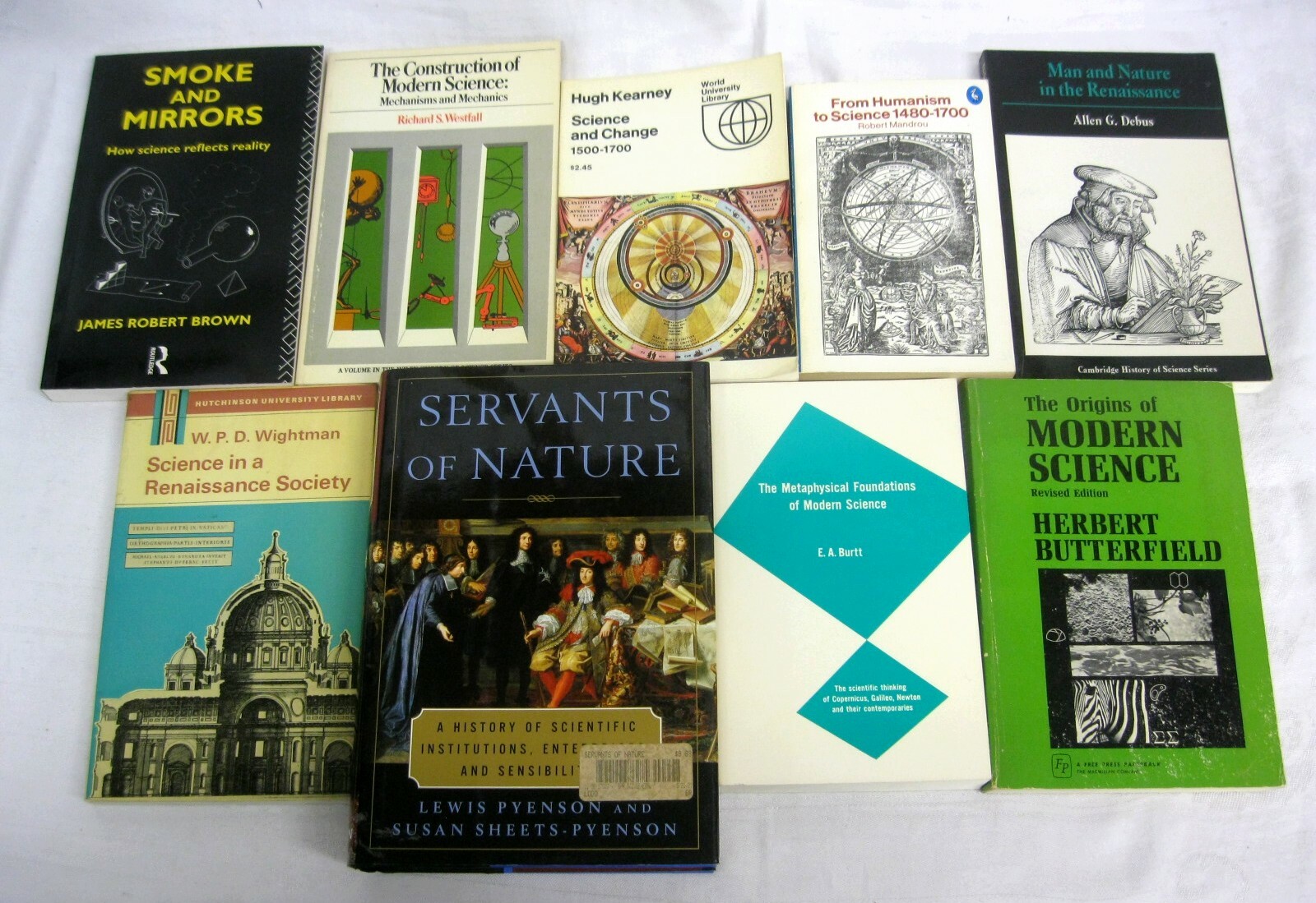 Man, Nature, Origins of Modern Science 9 Books Renaissance Metaphysical Humanism