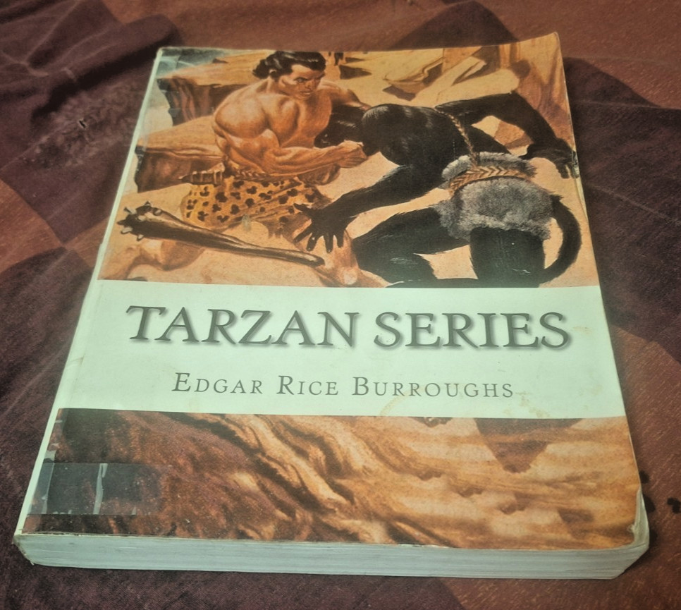 TARZAN SERIES By Rice Edgar Burroughs LARGE PAPERBACK VERY GOOD CONDITION