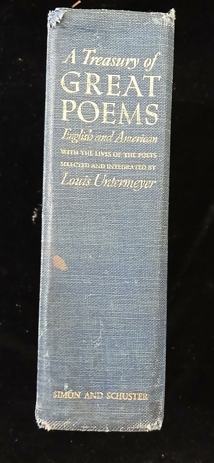 A Treasury Of Great Poems English And American By Louis Untermeyer