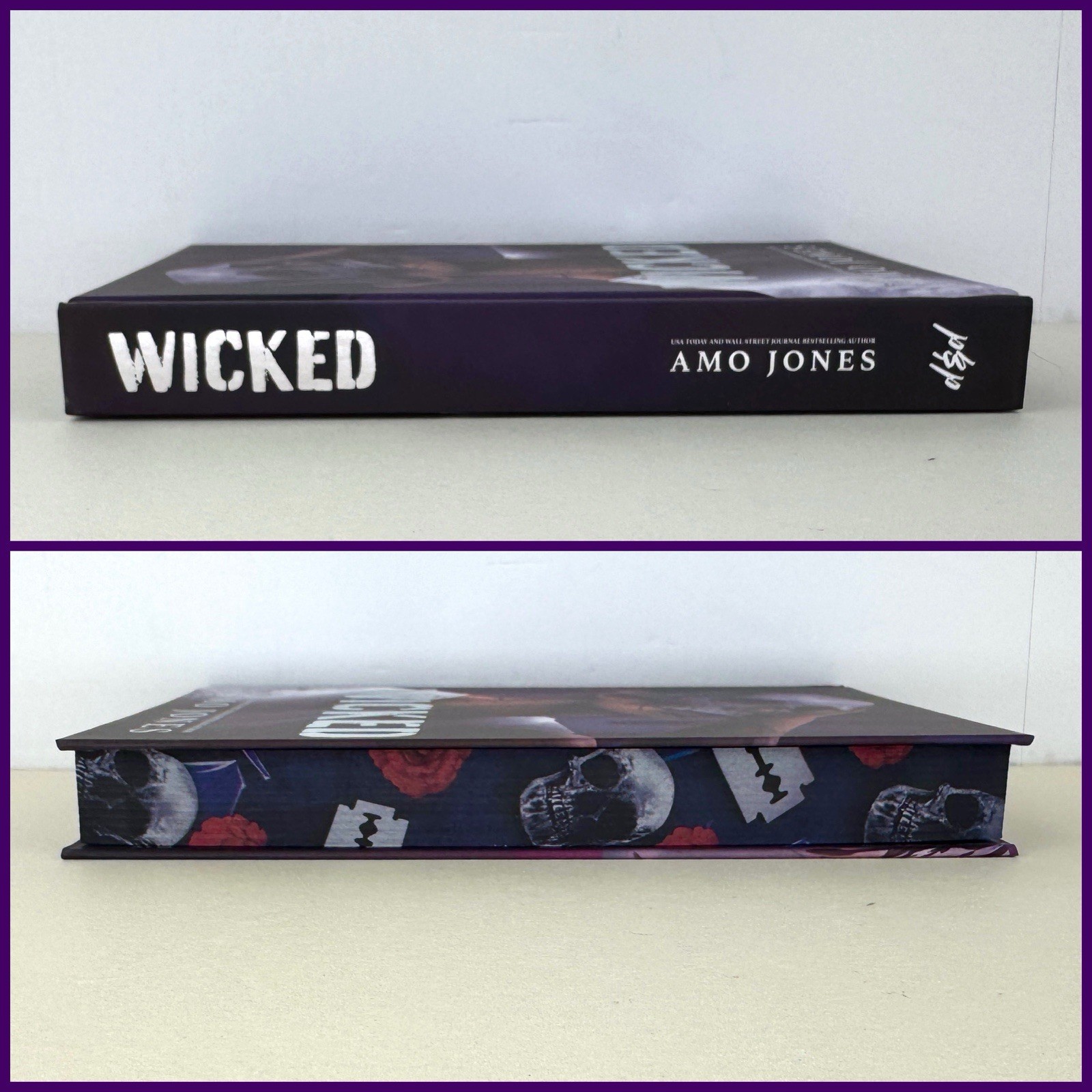 Amo Jones Wicked Dark & Disturbed Special Edition Hardcover Sprayed Edges
