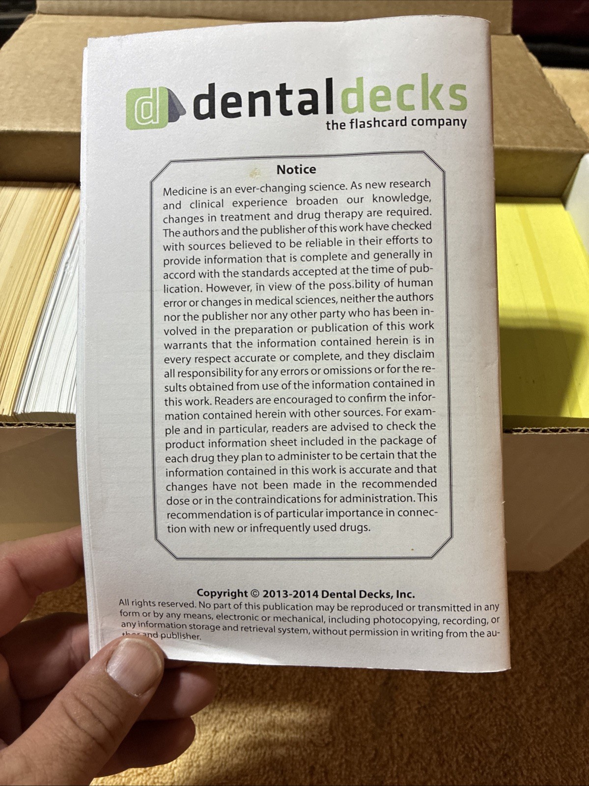 2013-2014 Dental Decks Part 1 – NBDE