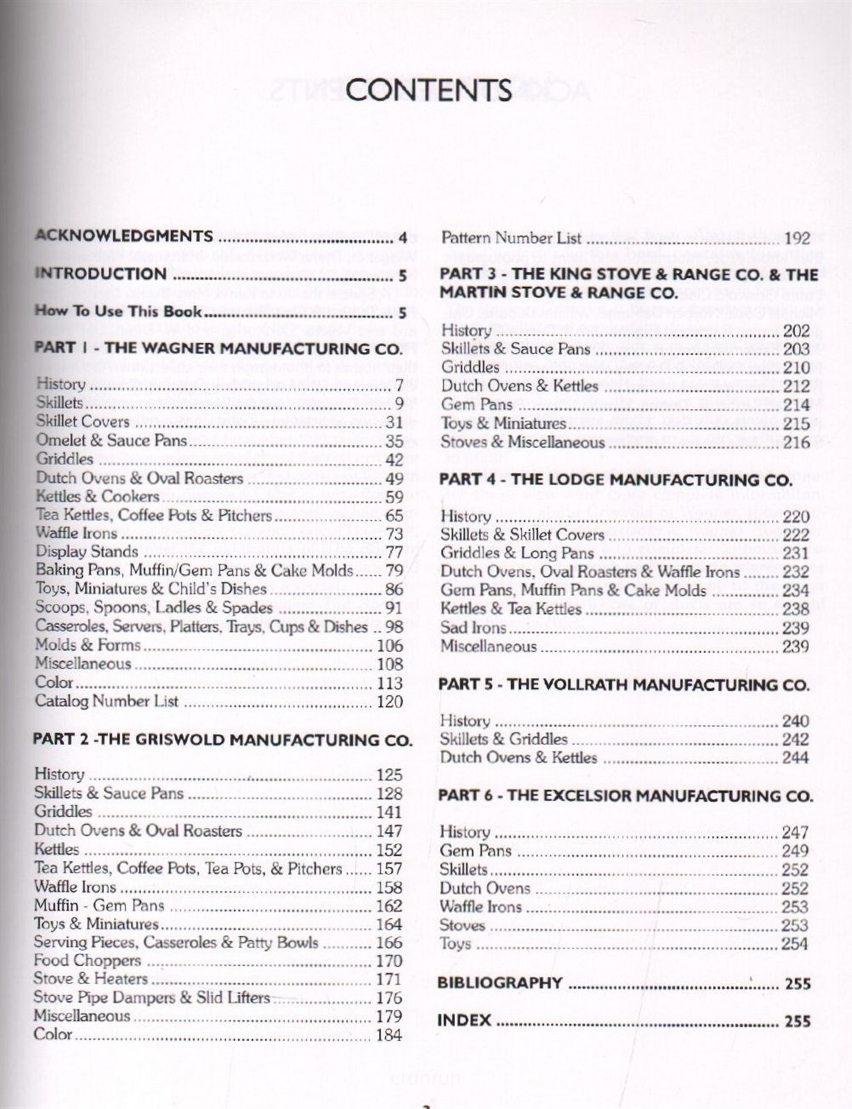 Book of Wagner and Griswold : Martin, Lodge, Vollrath, Excelsior w 846 photos