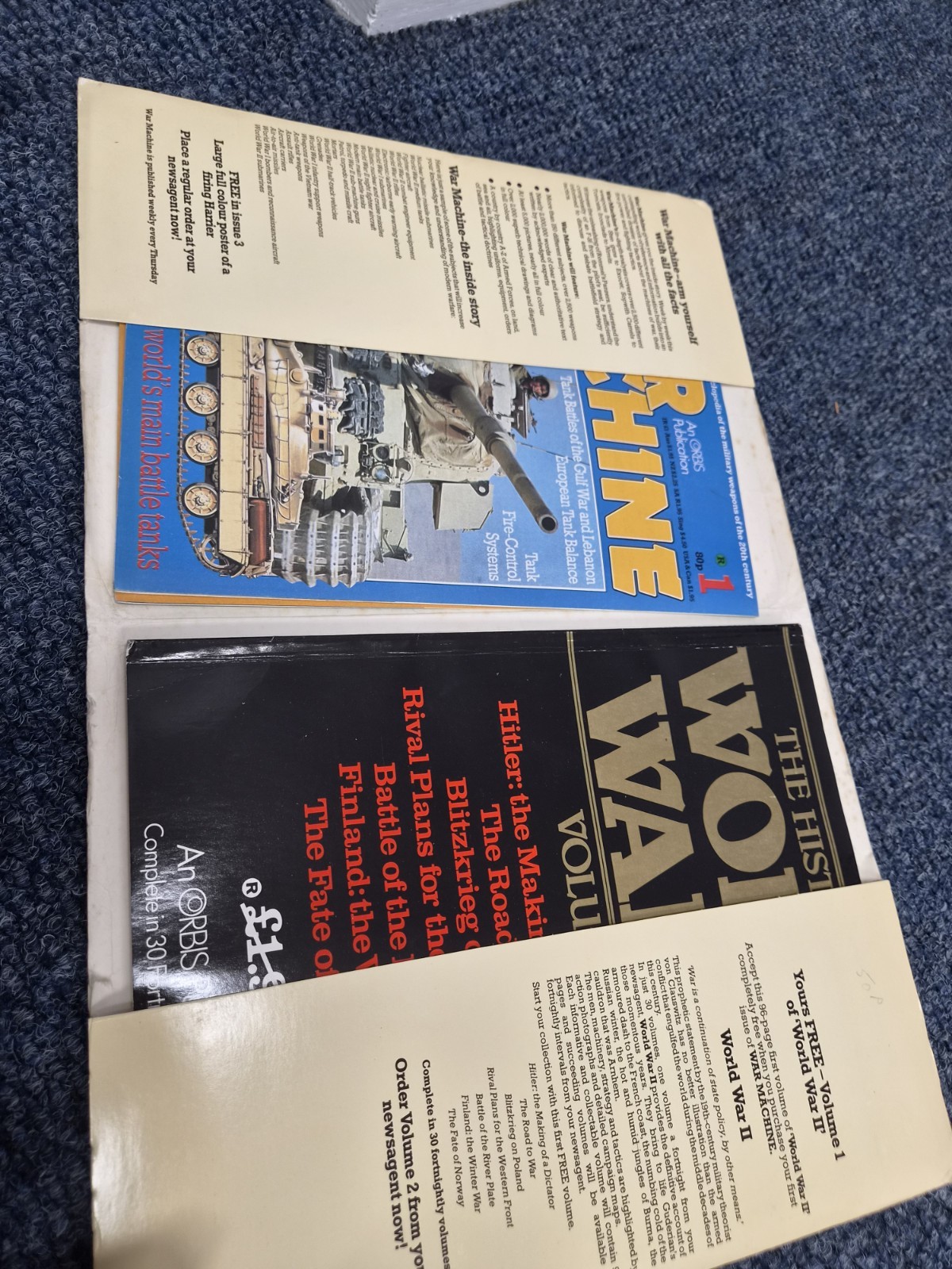 War Machine Magazine Issues 1 & 2 With World War 2 Volume 1