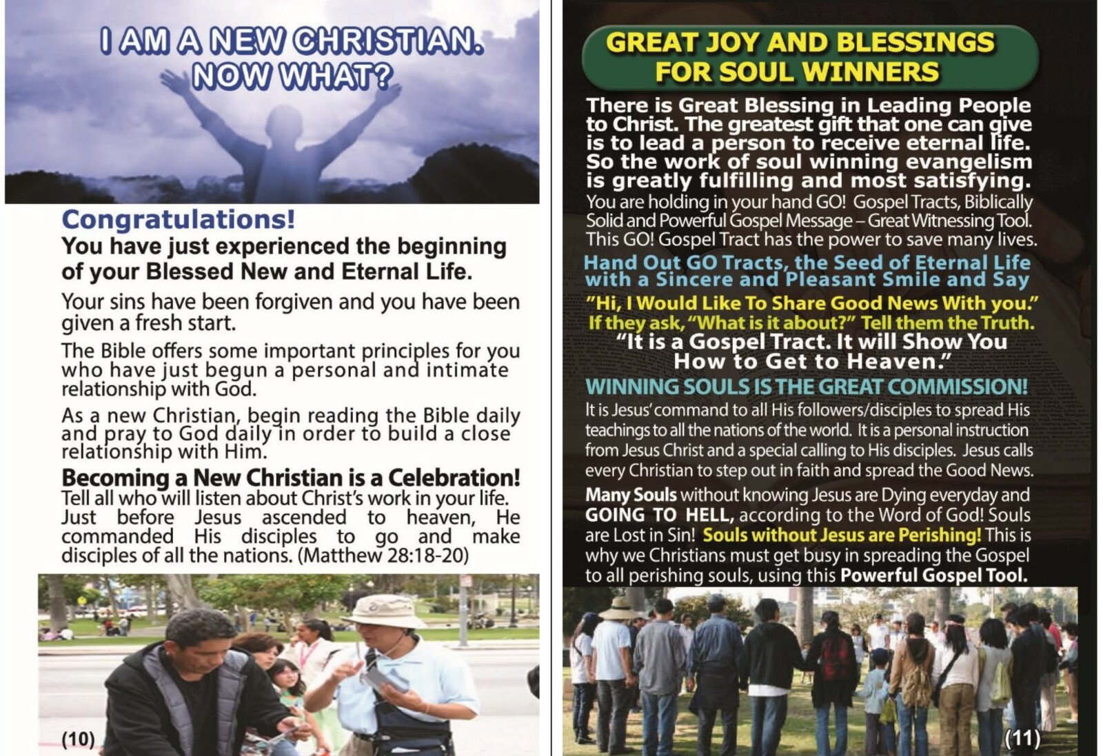 BIBLE, GOSPEL TRACTS: The Rapture! Pack of 32 in 2 Covers, 16 Pages each