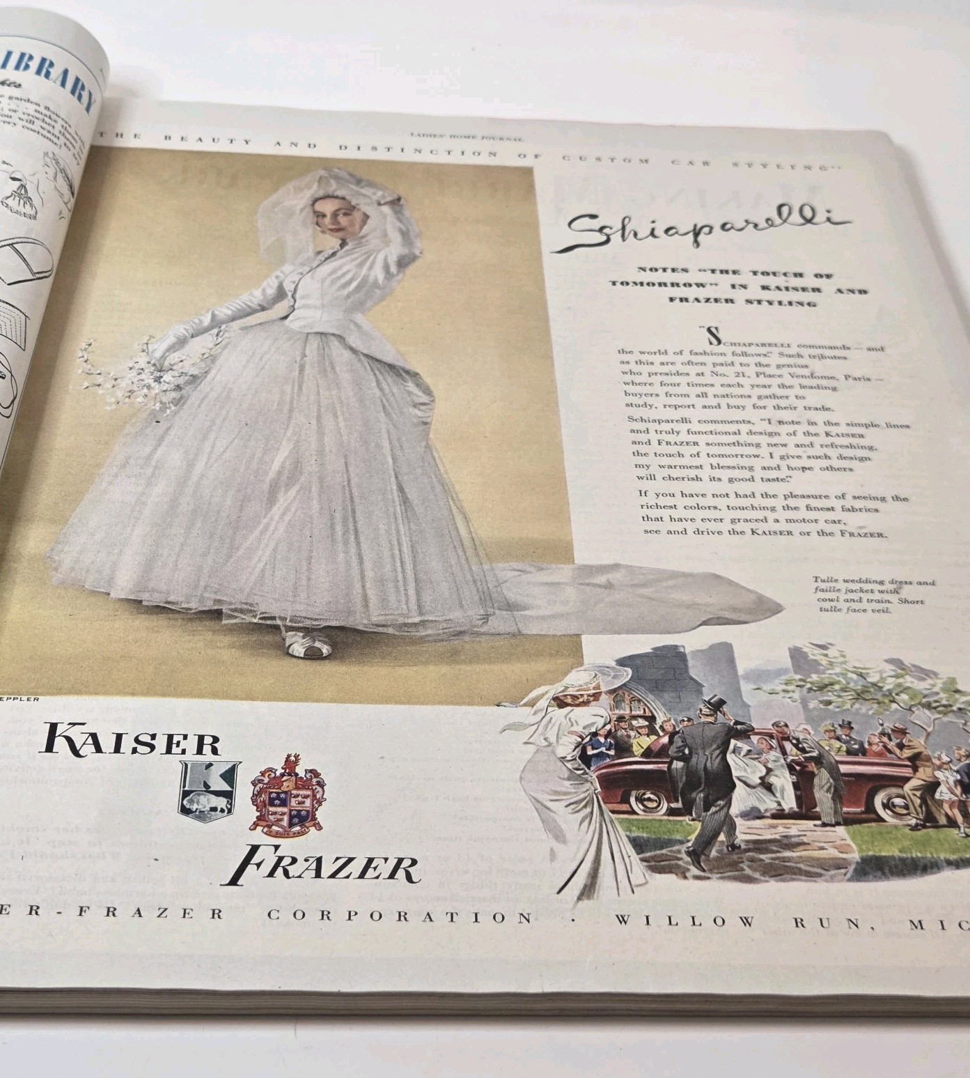 Vtg LADIES HOME JOURNAL MAG Aug. 1948 40s Fashion Full Color Ads Beauty READ