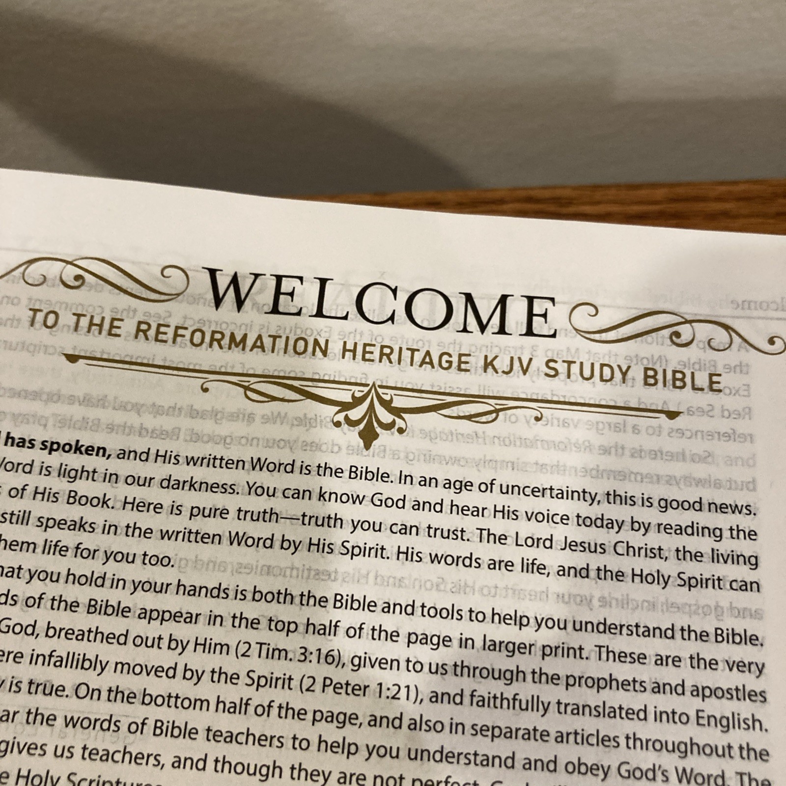 Reformation Heritage KJV Study Bible | Brown Full-grain Leather