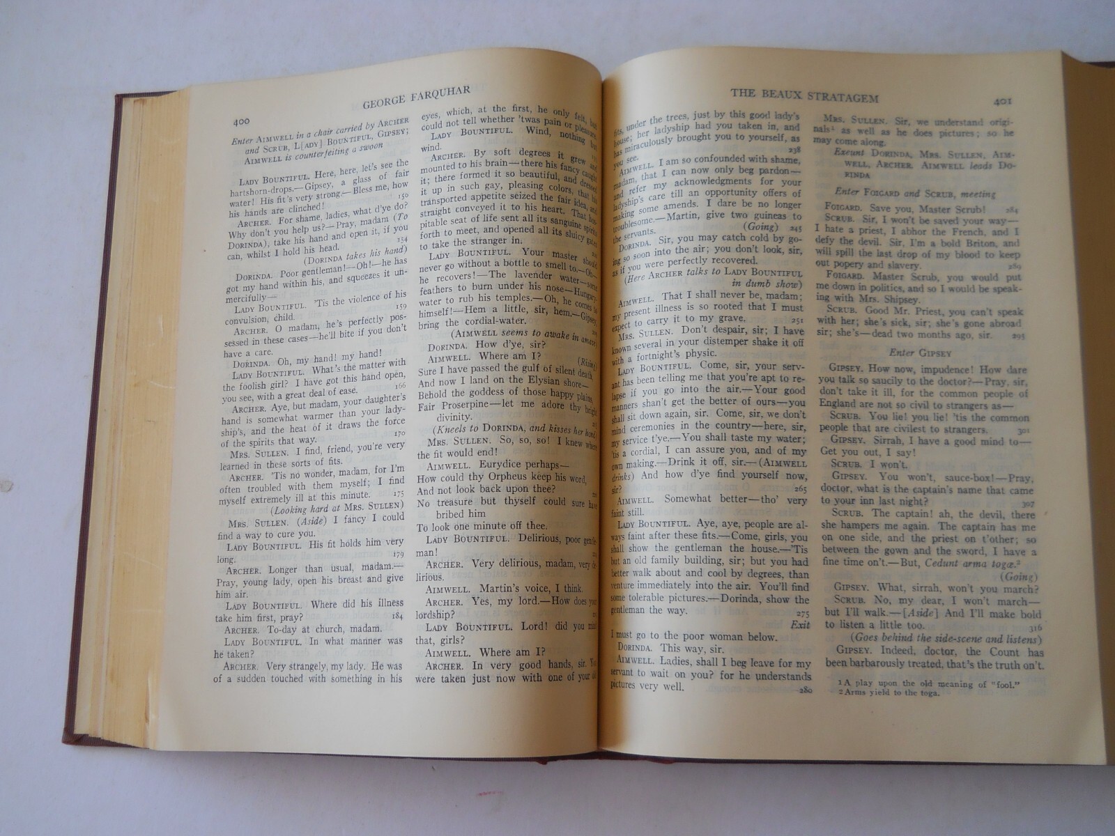 TYPES OF ENGLISH DRAMA 1660-1780 DAVID HARRISON STEVENS, ANTIQUE BOOK
