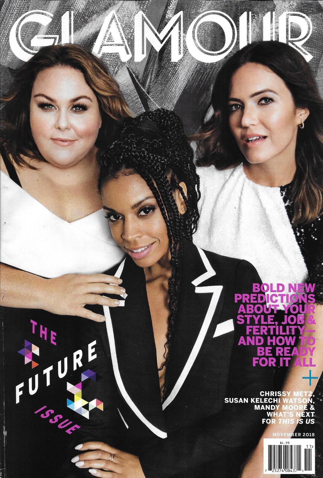 Glamour Magazine Future Issue Mandy Moore Chrissy Metz Susan Kelechi Watson 2018
