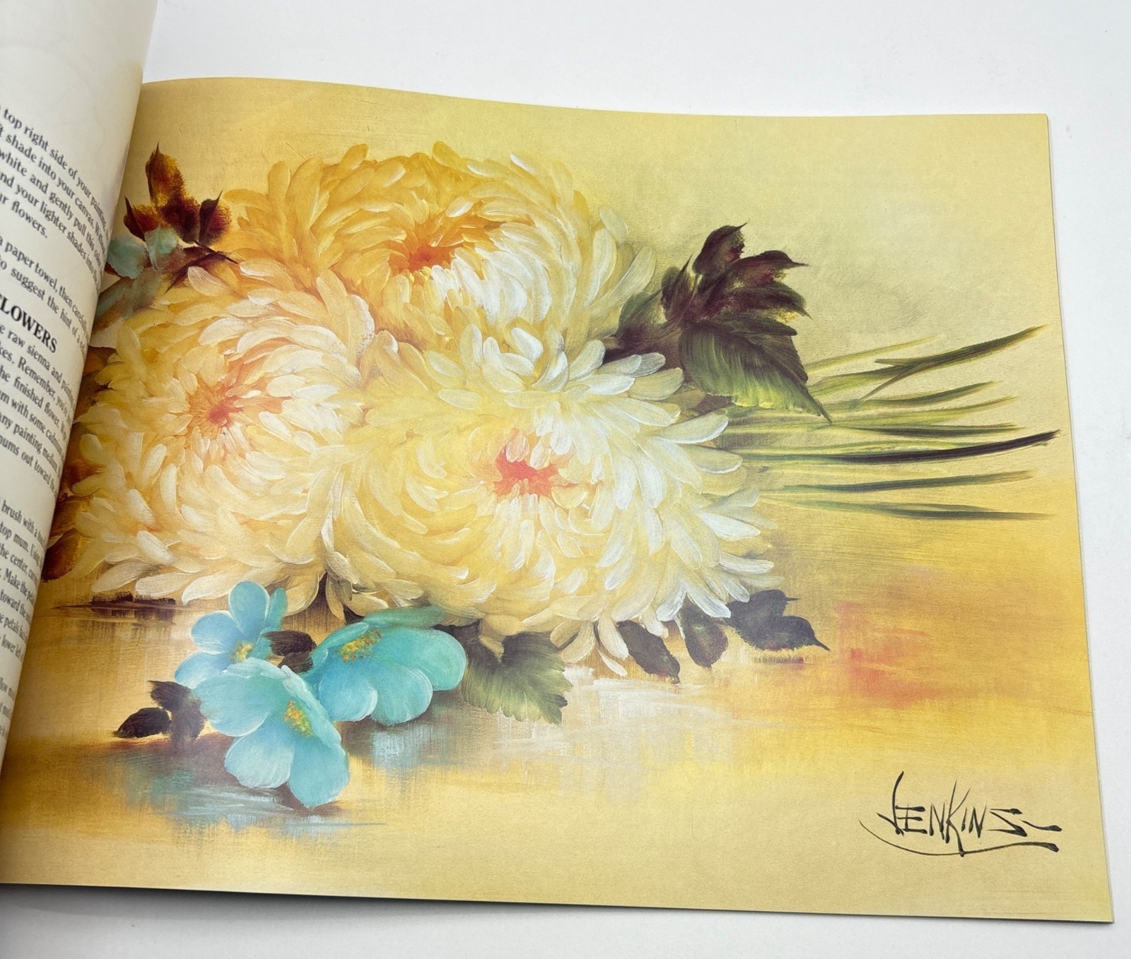 Magic of Floral Painting By Gary Jenkins Art Lessons Book KOCE TV 1986