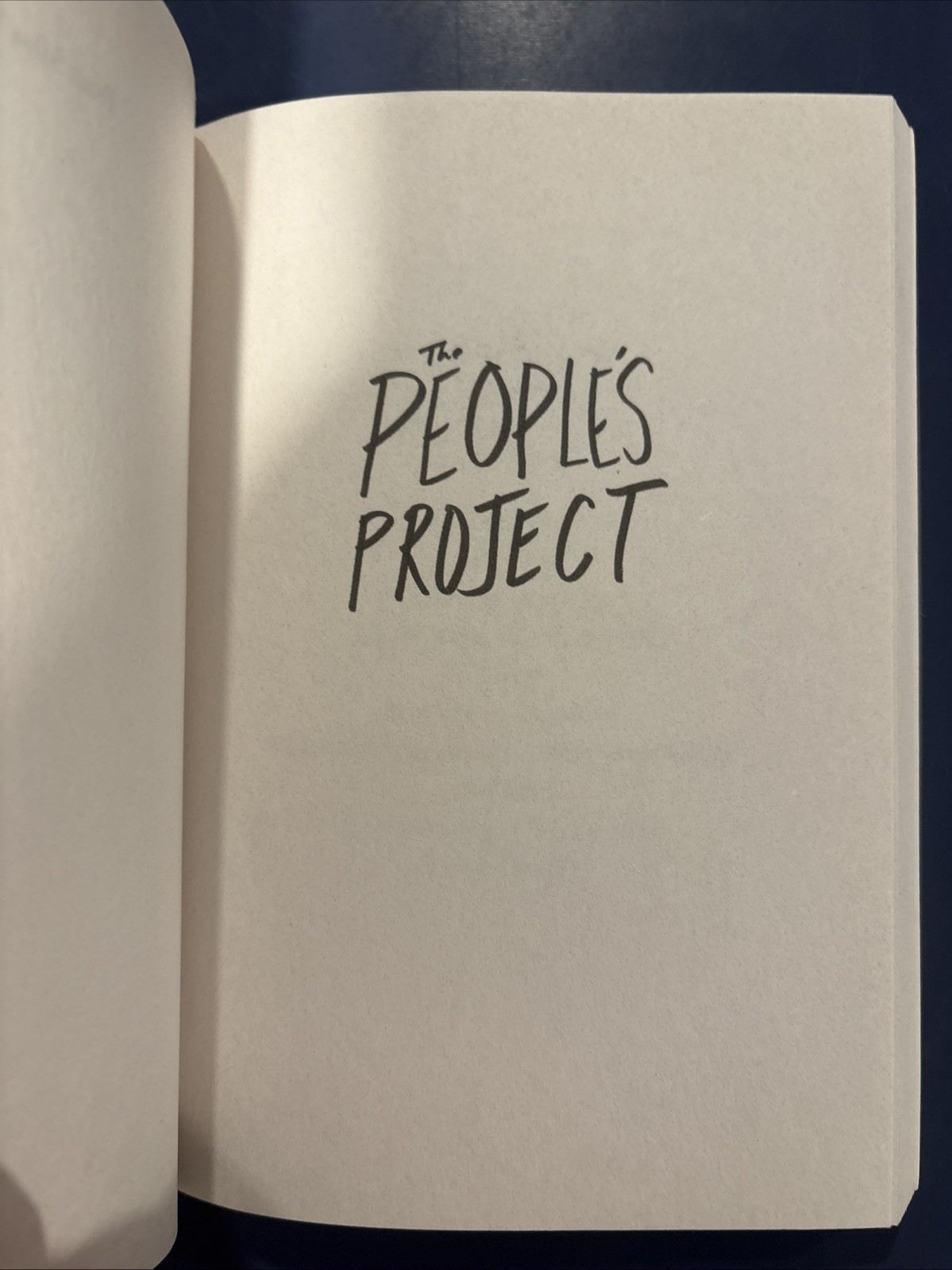 The People’s Project By Saeed Jones & Maggie Smith ARC Uncorrected Proof PB