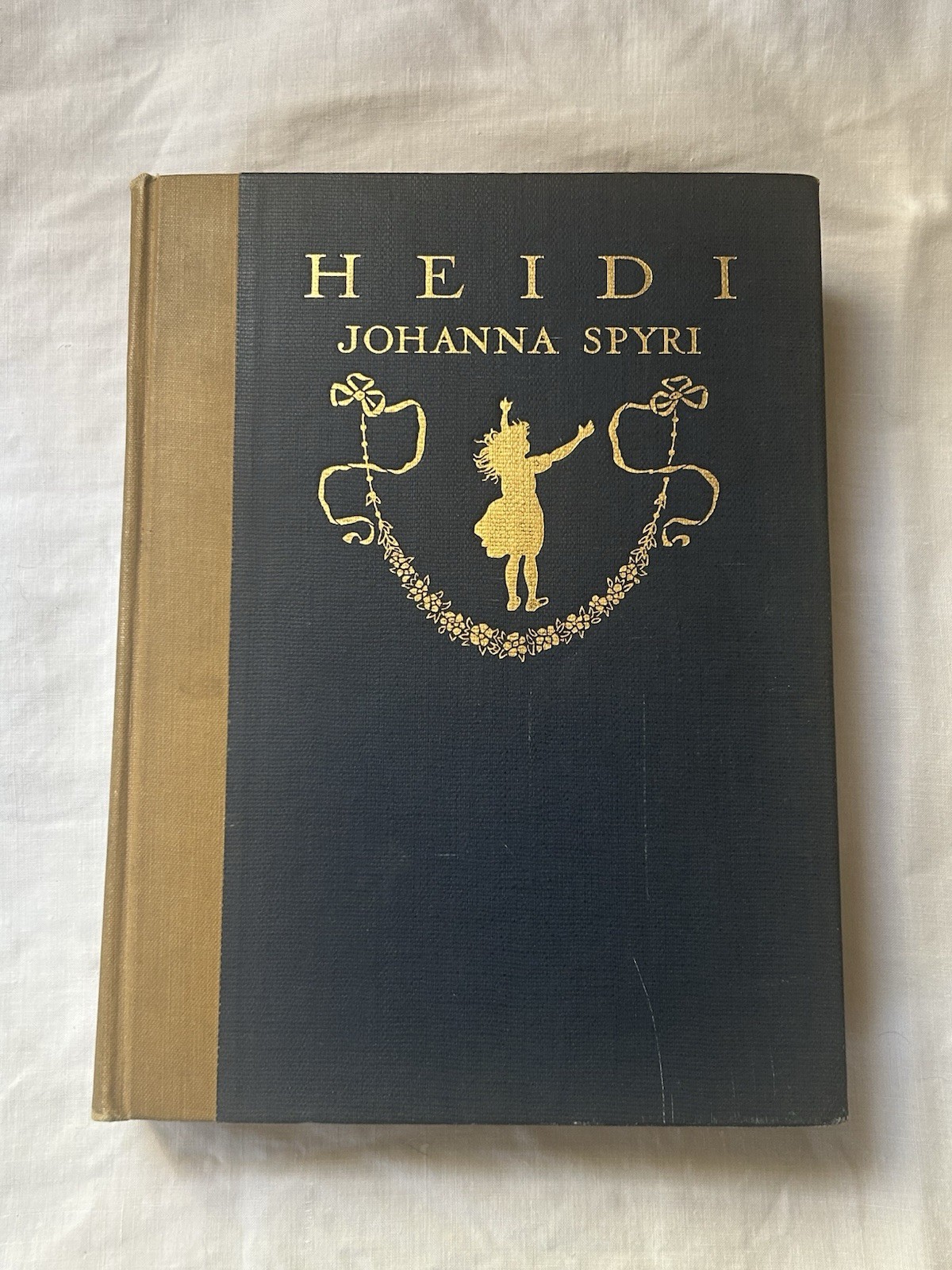 Rare 1919 HEIDI Johanna Spyri Gift Edition J.B. Lippincott 14 Color Plates Kirk
